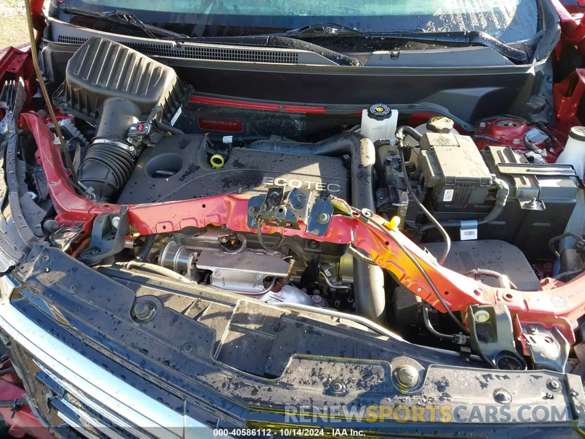 10 Photograph of a damaged car 3GNAXNEV6NS171652 CHEVROLET EQUINOX 2022
