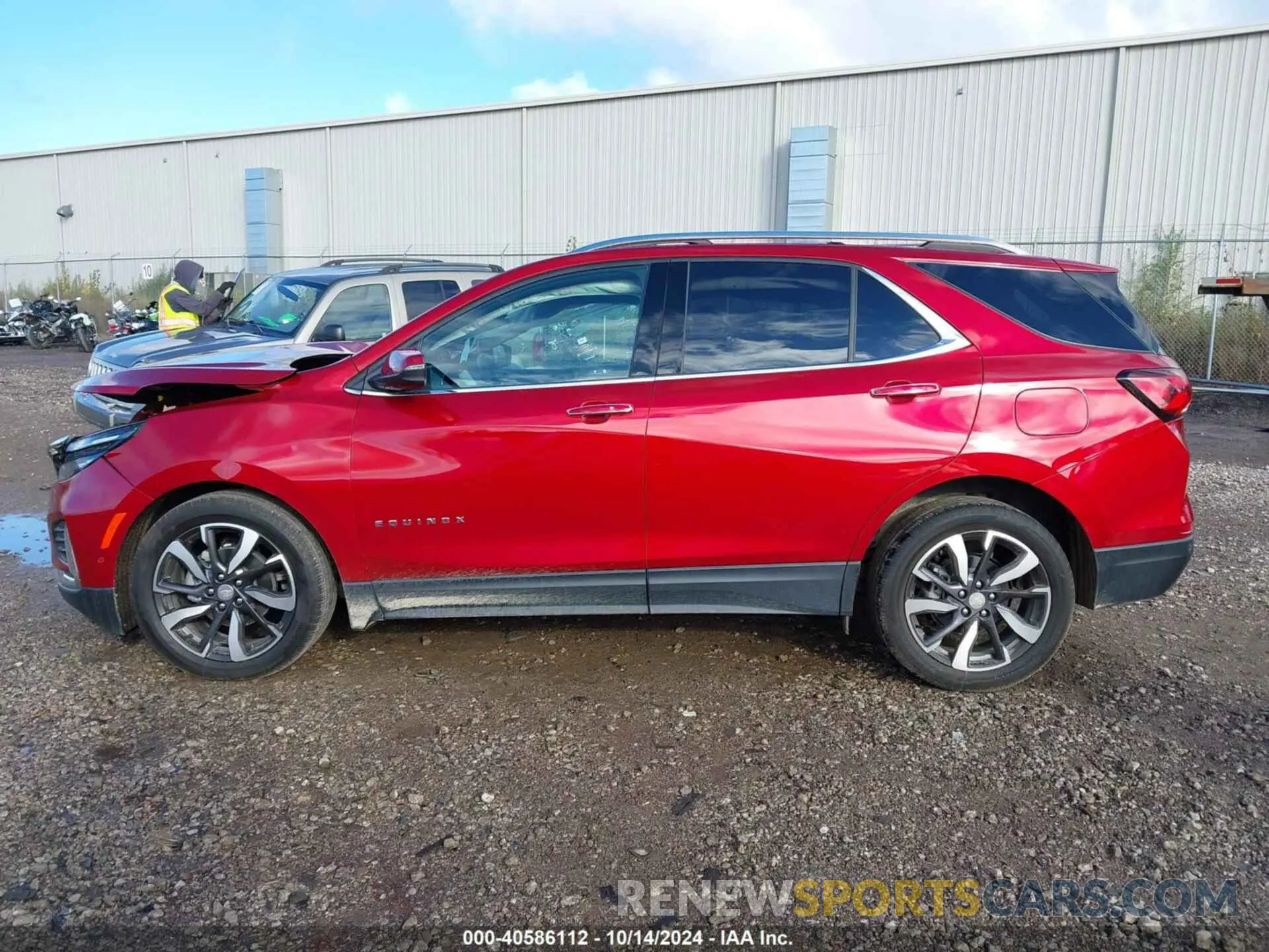 14 Photograph of a damaged car 3GNAXNEV6NS171652 CHEVROLET EQUINOX 2022