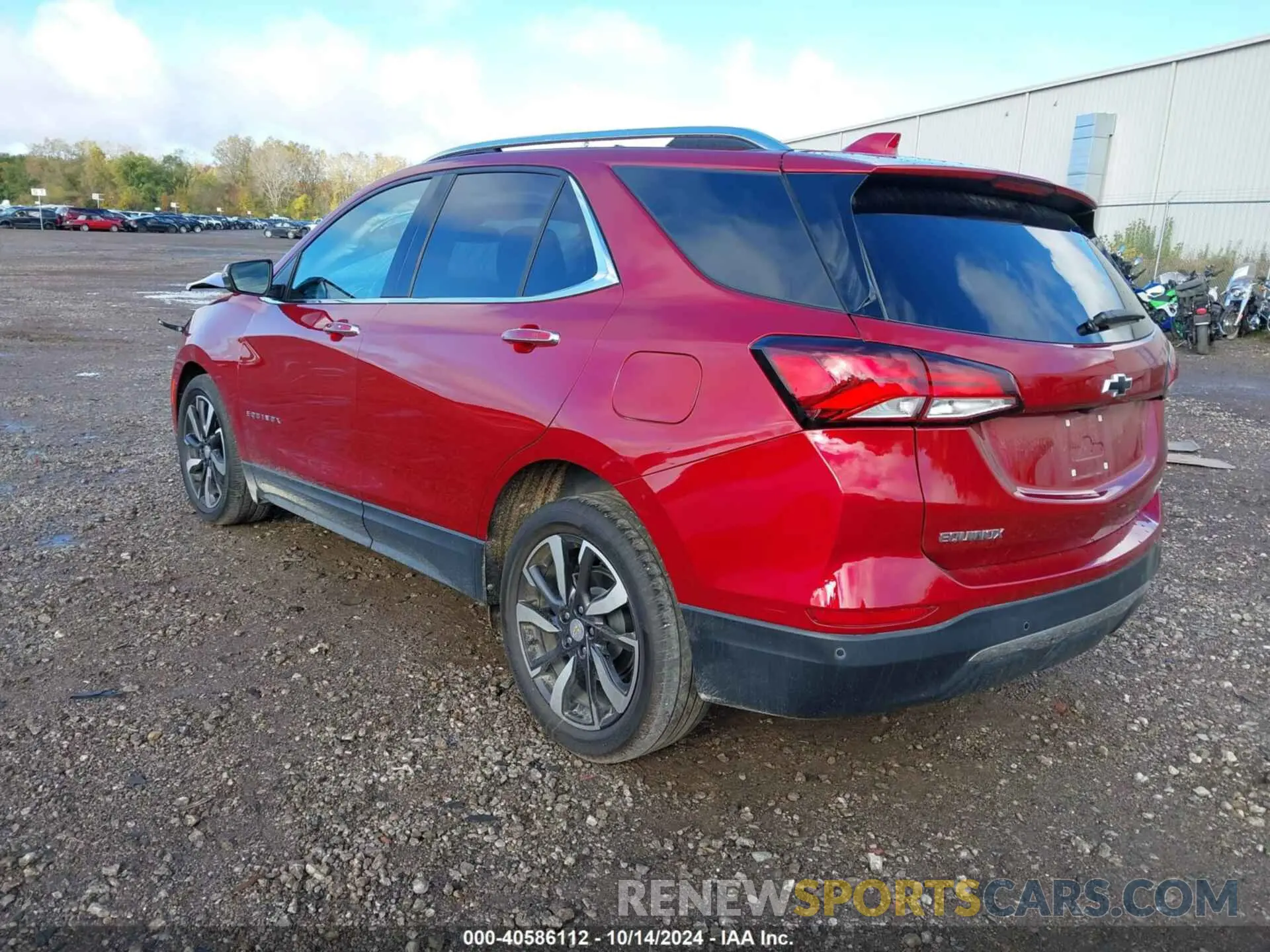 3 Photograph of a damaged car 3GNAXNEV6NS171652 CHEVROLET EQUINOX 2022