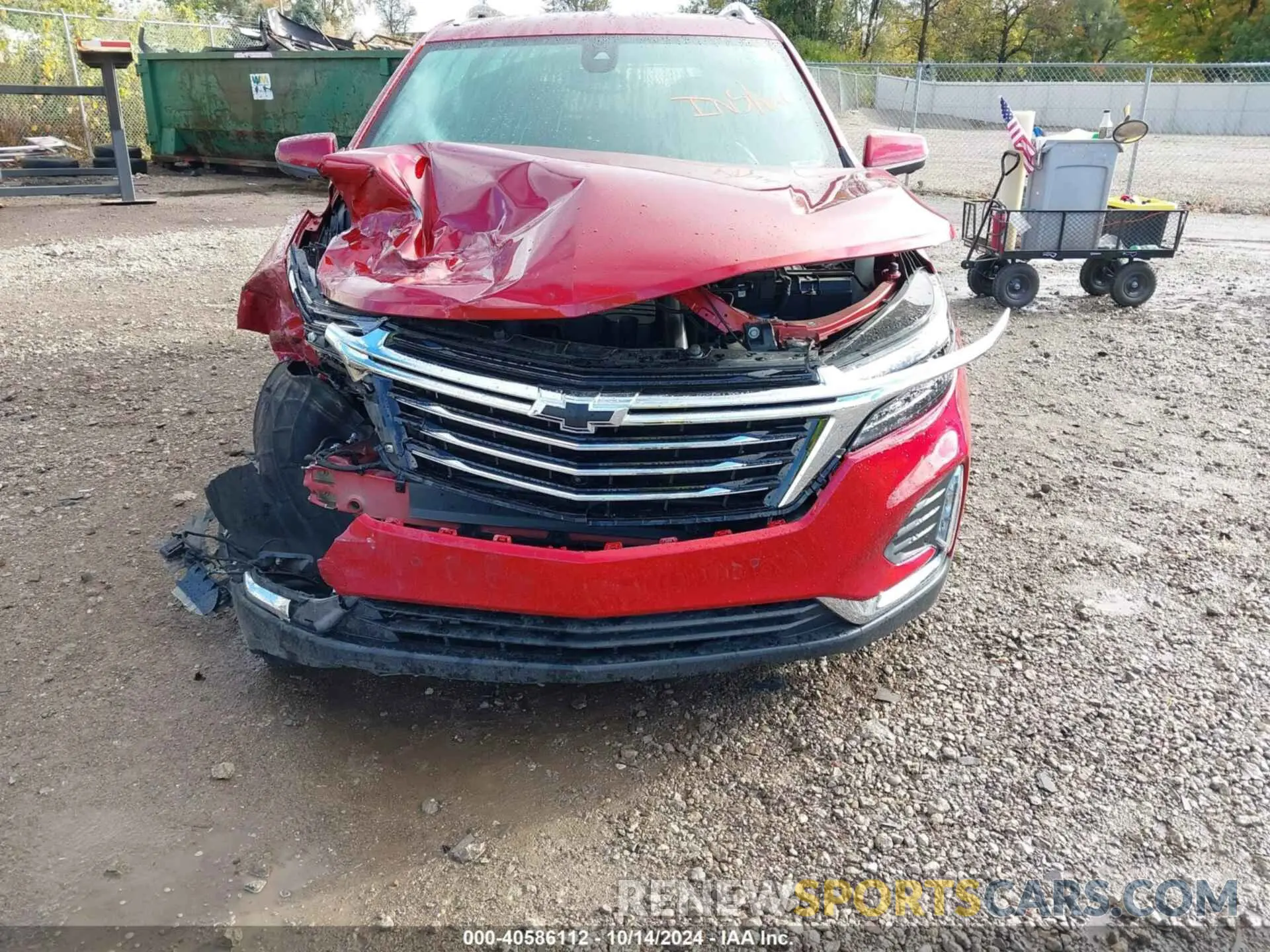 6 Photograph of a damaged car 3GNAXNEV6NS171652 CHEVROLET EQUINOX 2022