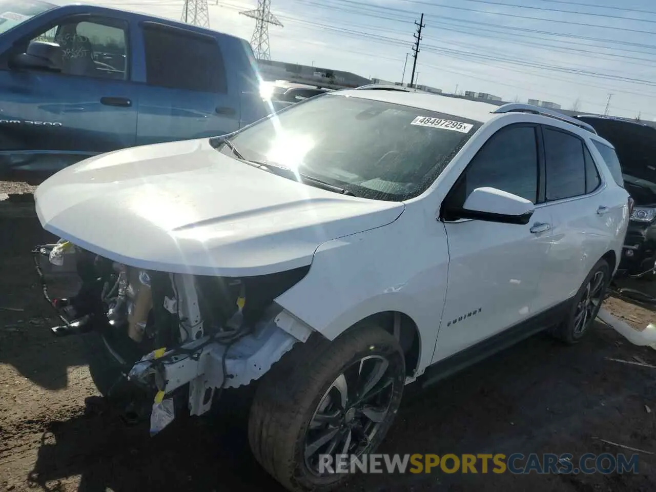 1 Photograph of a damaged car 3GNAXNEV7NS225086 CHEVROLET EQUINOX 2022