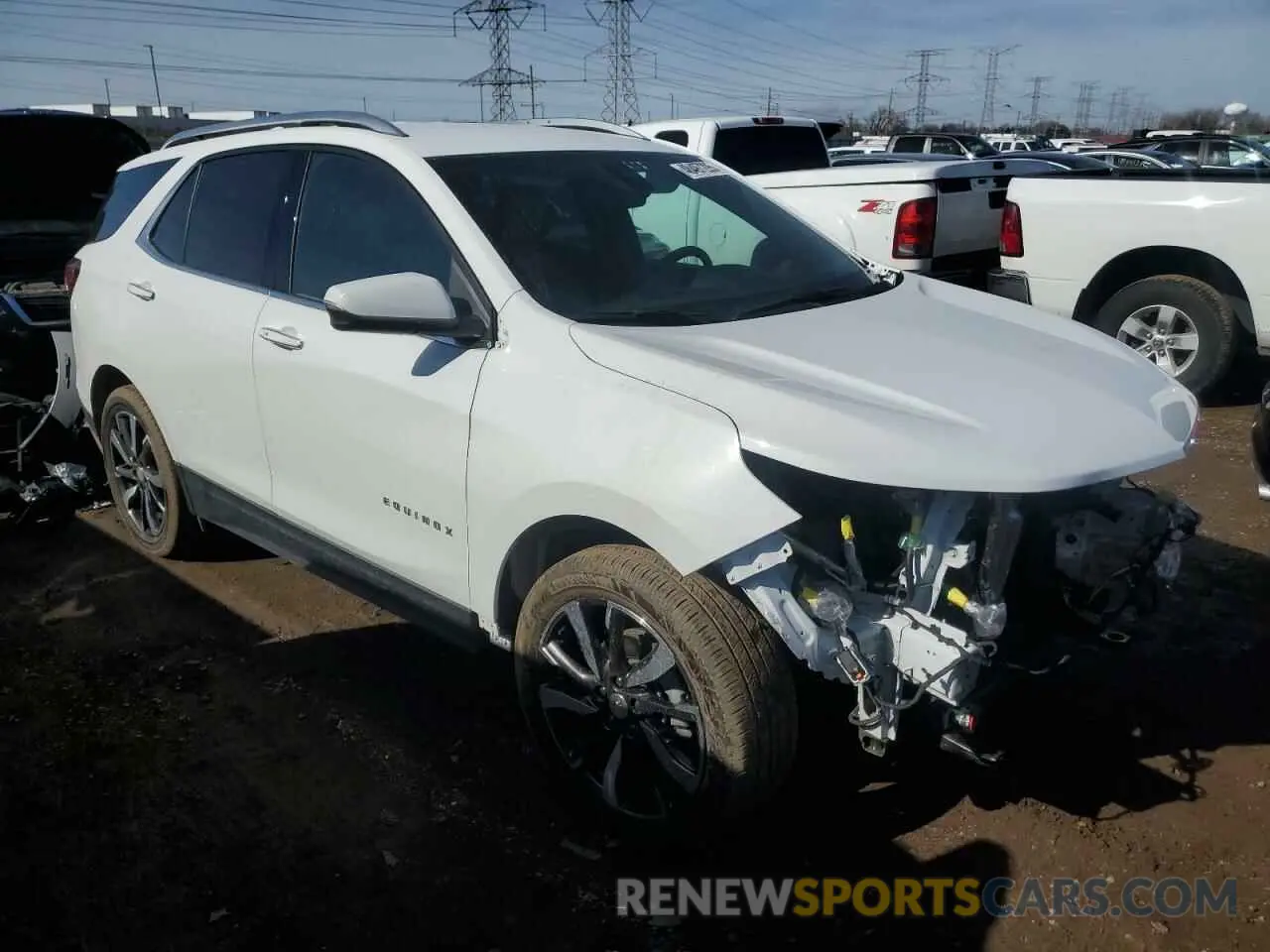 4 Photograph of a damaged car 3GNAXNEV7NS225086 CHEVROLET EQUINOX 2022