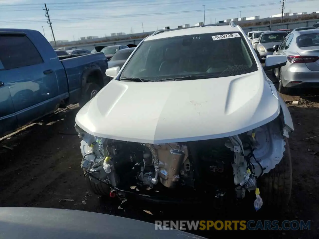 5 Photograph of a damaged car 3GNAXNEV7NS225086 CHEVROLET EQUINOX 2022