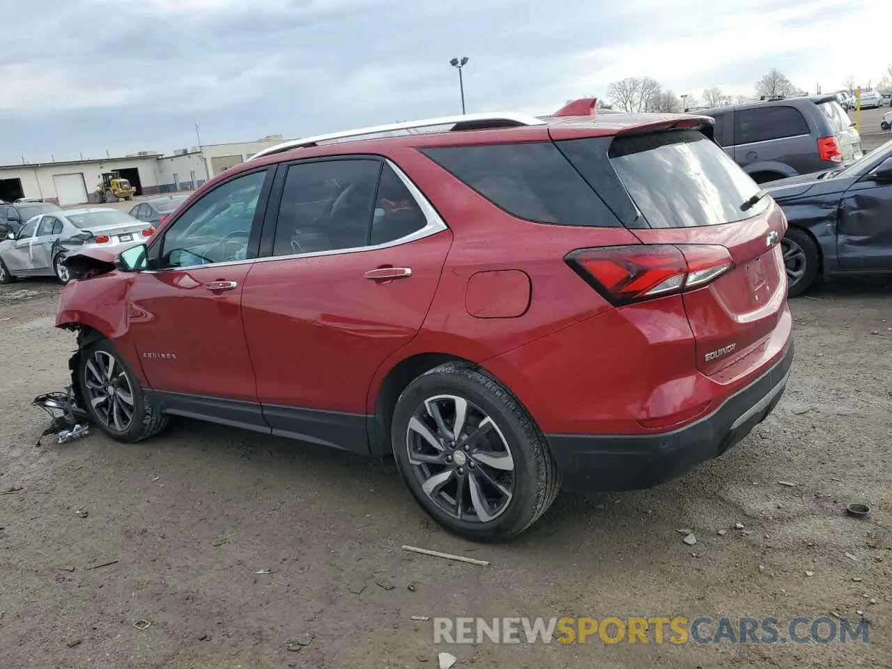 2 Photograph of a damaged car 3GNAXNEVXNS186302 CHEVROLET EQUINOX 2022