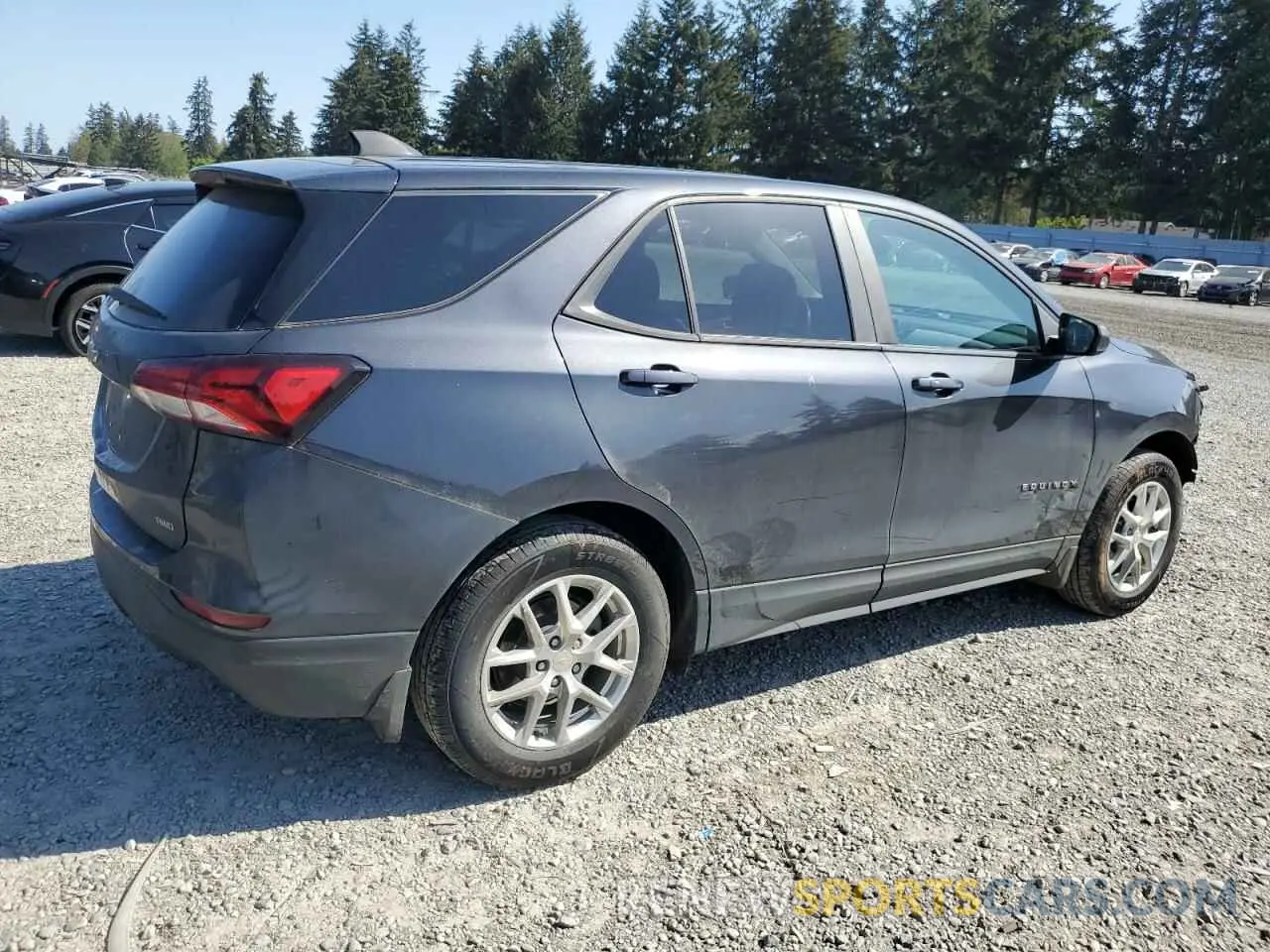 3 Photograph of a damaged car 3GNAXSEV0NS176070 CHEVROLET EQUINOX 2022