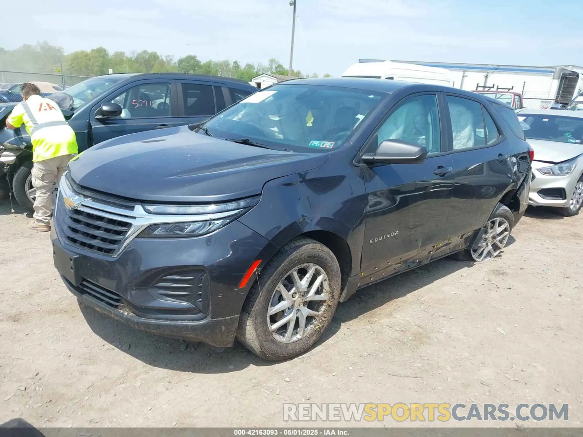 2 Photograph of a damaged car 3GNAXSEV3NS160445 CHEVROLET EQUINOX 2022
