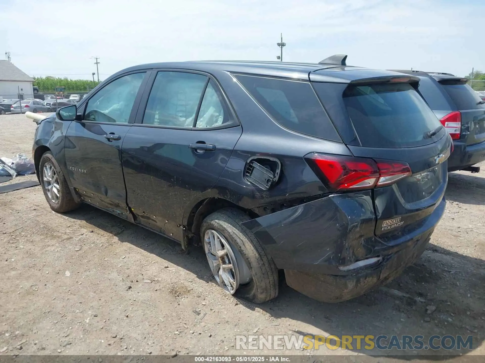 3 Photograph of a damaged car 3GNAXSEV3NS160445 CHEVROLET EQUINOX 2022