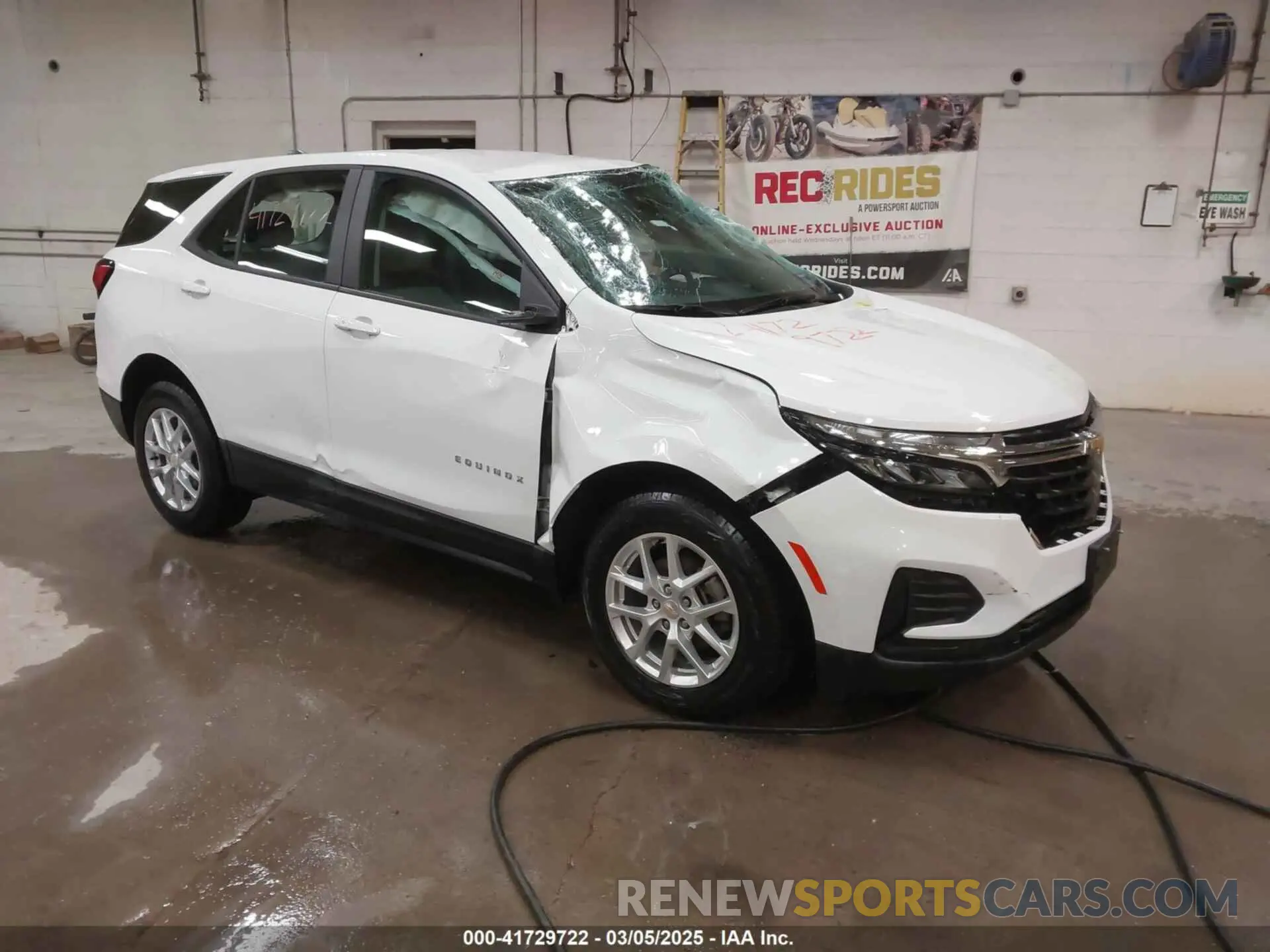 1 Photograph of a damaged car 3GNAXSEV3NS170280 CHEVROLET EQUINOX 2022