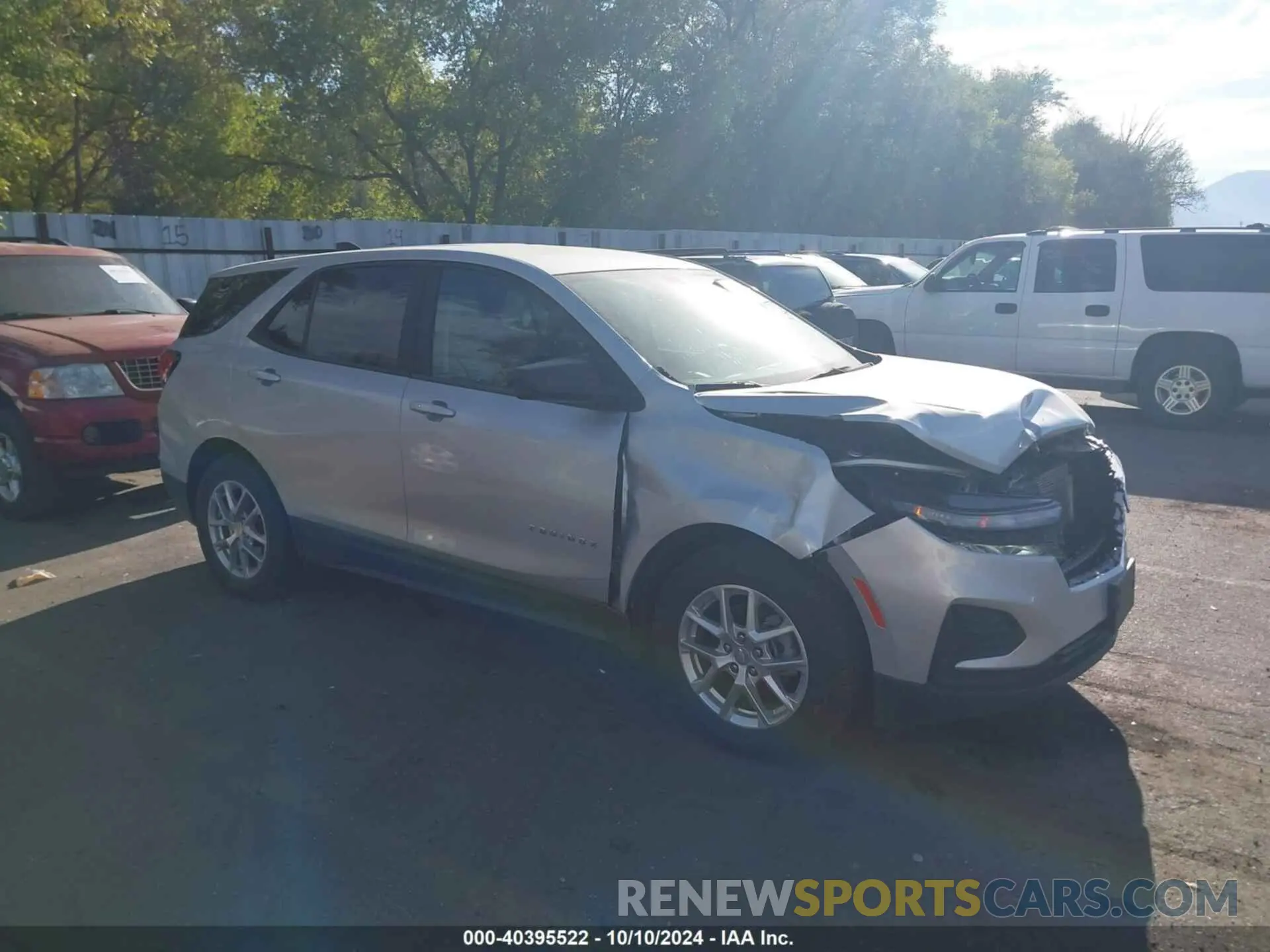 1 Photograph of a damaged car 3GNAXSEV4NS150099 CHEVROLET EQUINOX 2022