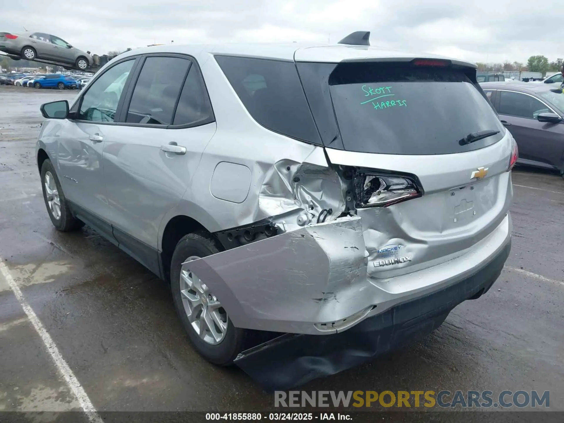 3 Photograph of a damaged car 3GNAXSEV9NS175452 CHEVROLET EQUINOX 2022