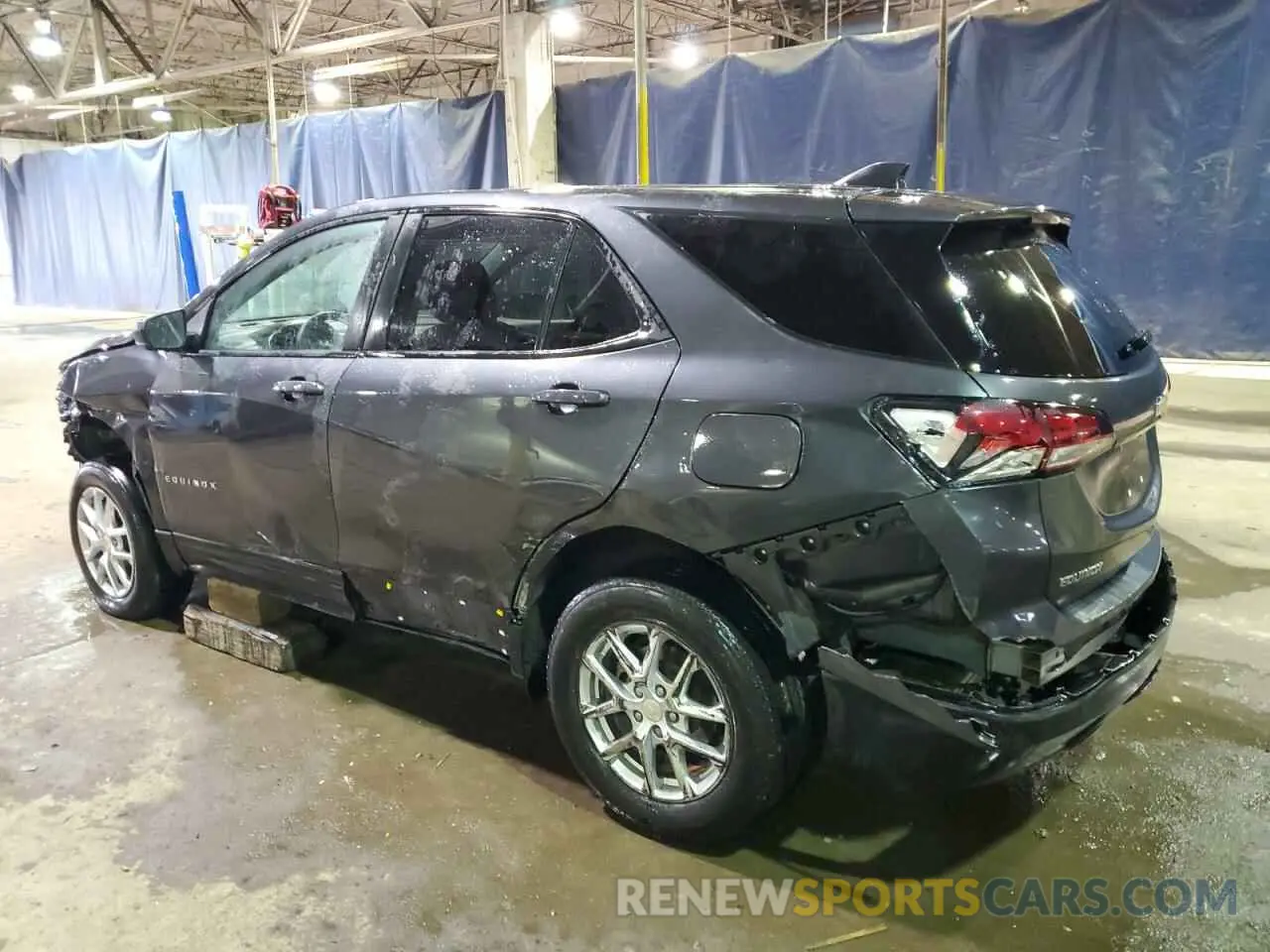 2 Photograph of a damaged car 3GNAXSEVXNS222942 CHEVROLET EQUINOX 2022