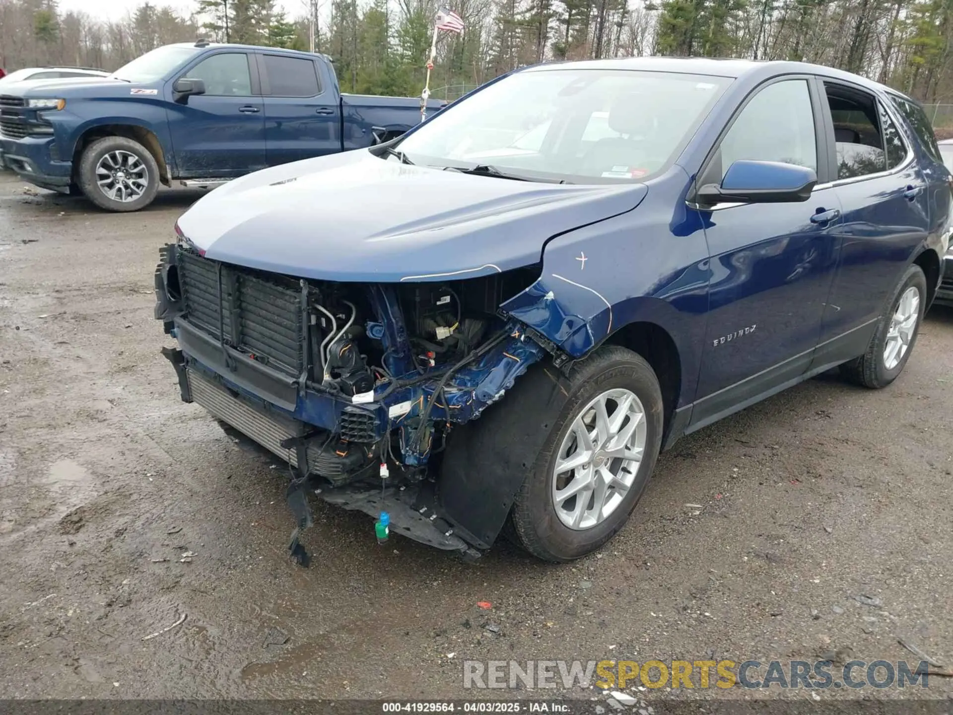 6 Photograph of a damaged car 3GNAXTEV0NL150455 CHEVROLET EQUINOX 2022