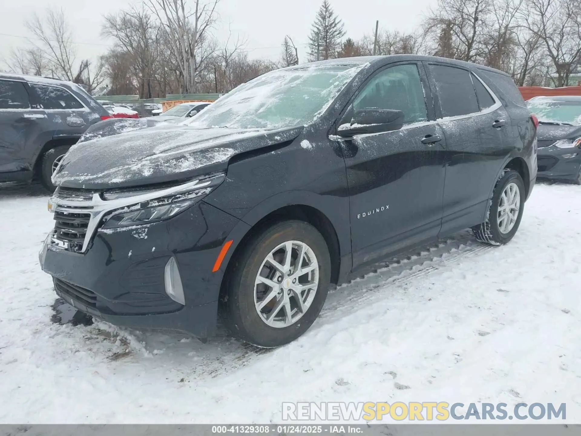 2 Photograph of a damaged car 3GNAXTEV5NL139466 CHEVROLET EQUINOX 2022