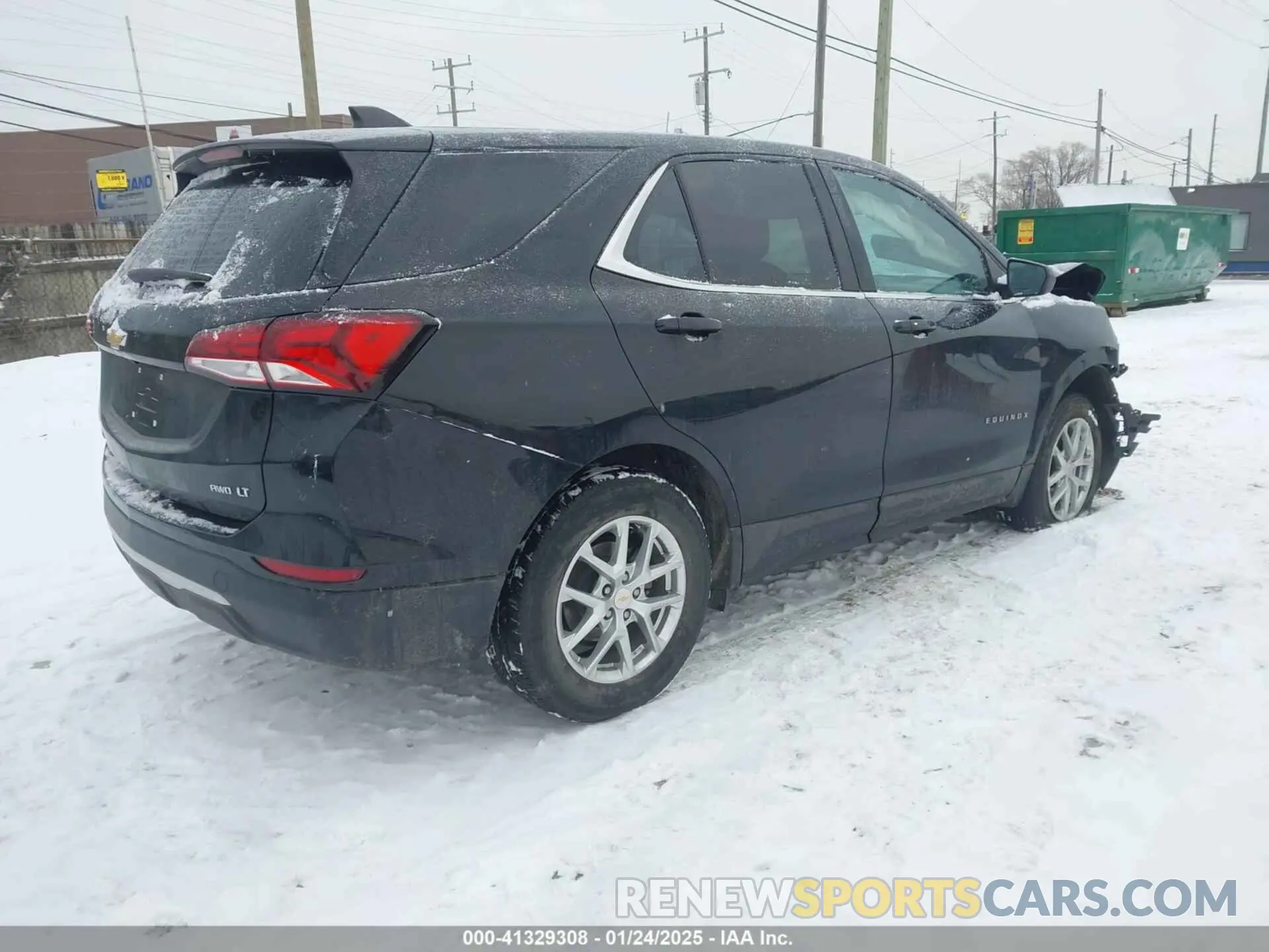 4 Photograph of a damaged car 3GNAXTEV5NL139466 CHEVROLET EQUINOX 2022