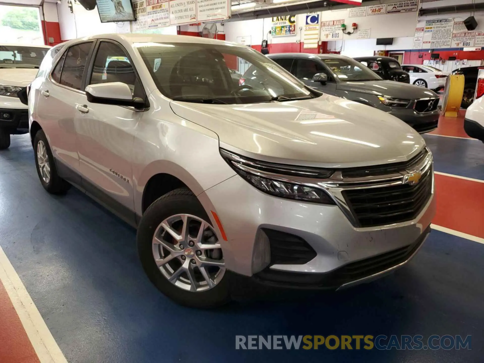 2 Photograph of a damaged car 3GNAXTEV9NS133711 CHEVROLET EQUINOX 2022