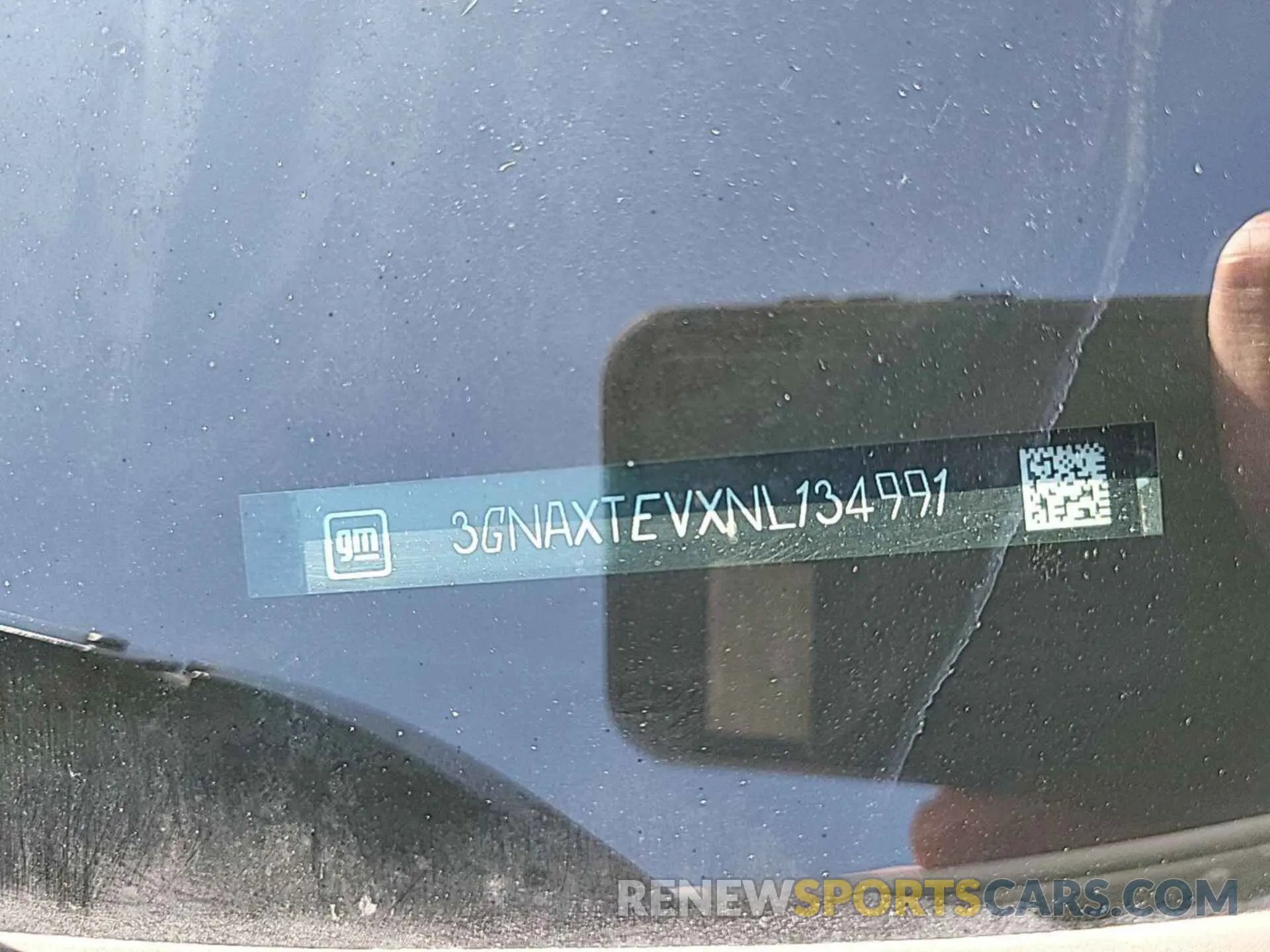 1 Photograph of a damaged car 3GNAXTEVXNL134991 CHEVROLET EQUINOX 2022