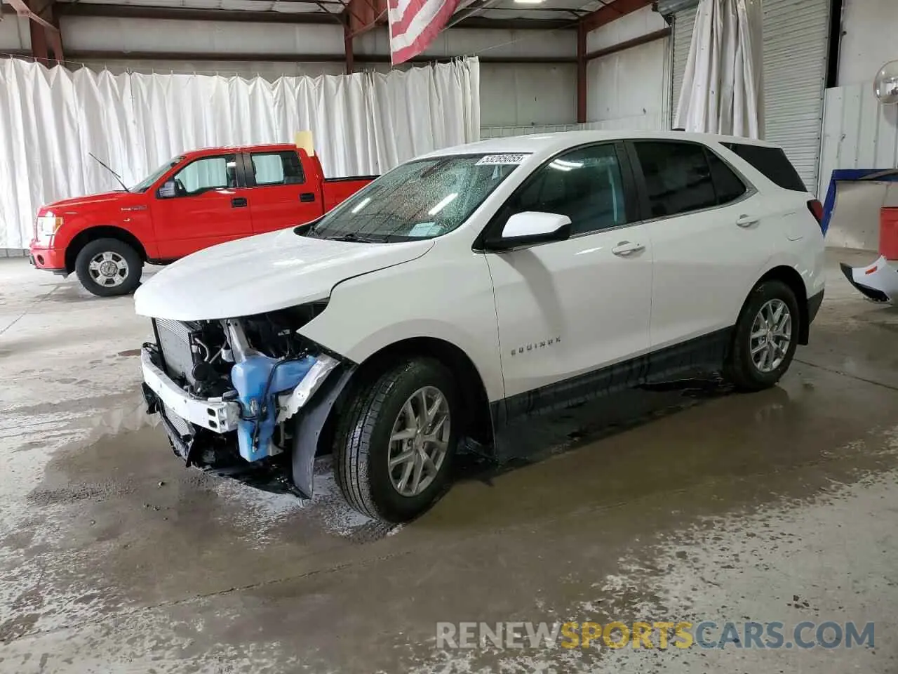 1 Photograph of a damaged car 3GNAXUEV0NL117896 CHEVROLET EQUINOX 2022