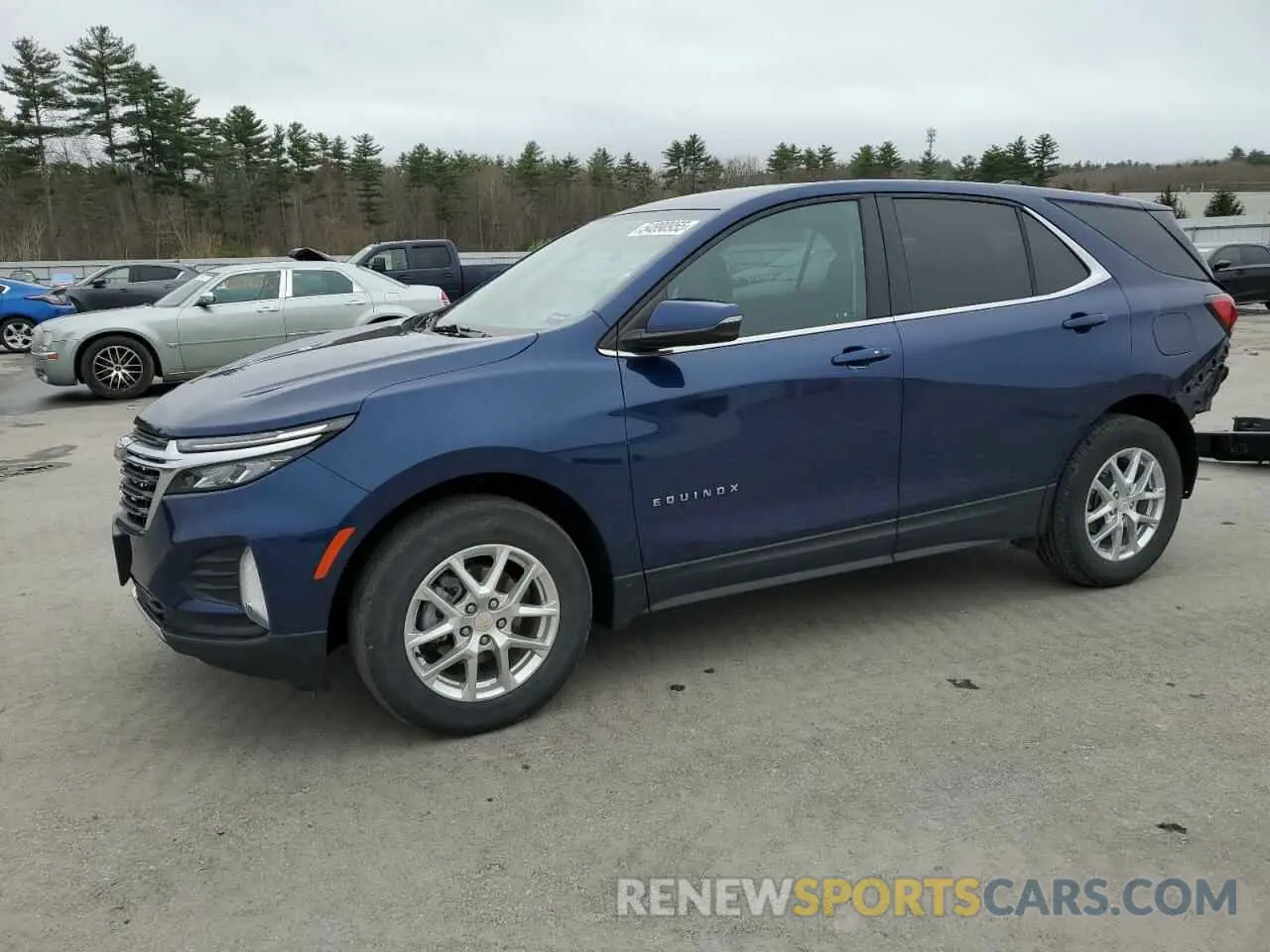 1 Photograph of a damaged car 3GNAXUEV0NL153796 CHEVROLET EQUINOX 2022