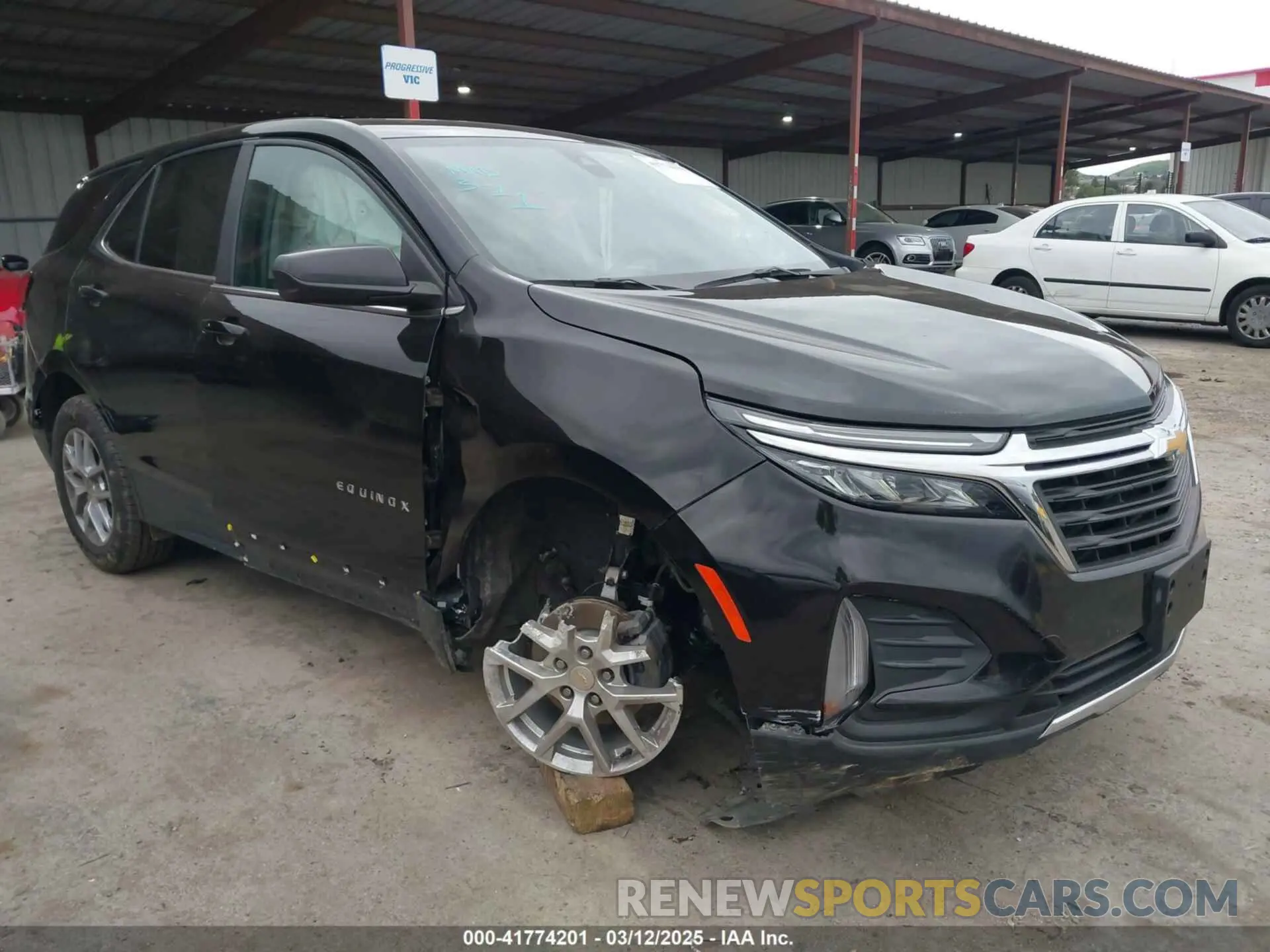 1 Photograph of a damaged car 3GNAXUEV0NL206528 CHEVROLET EQUINOX 2022