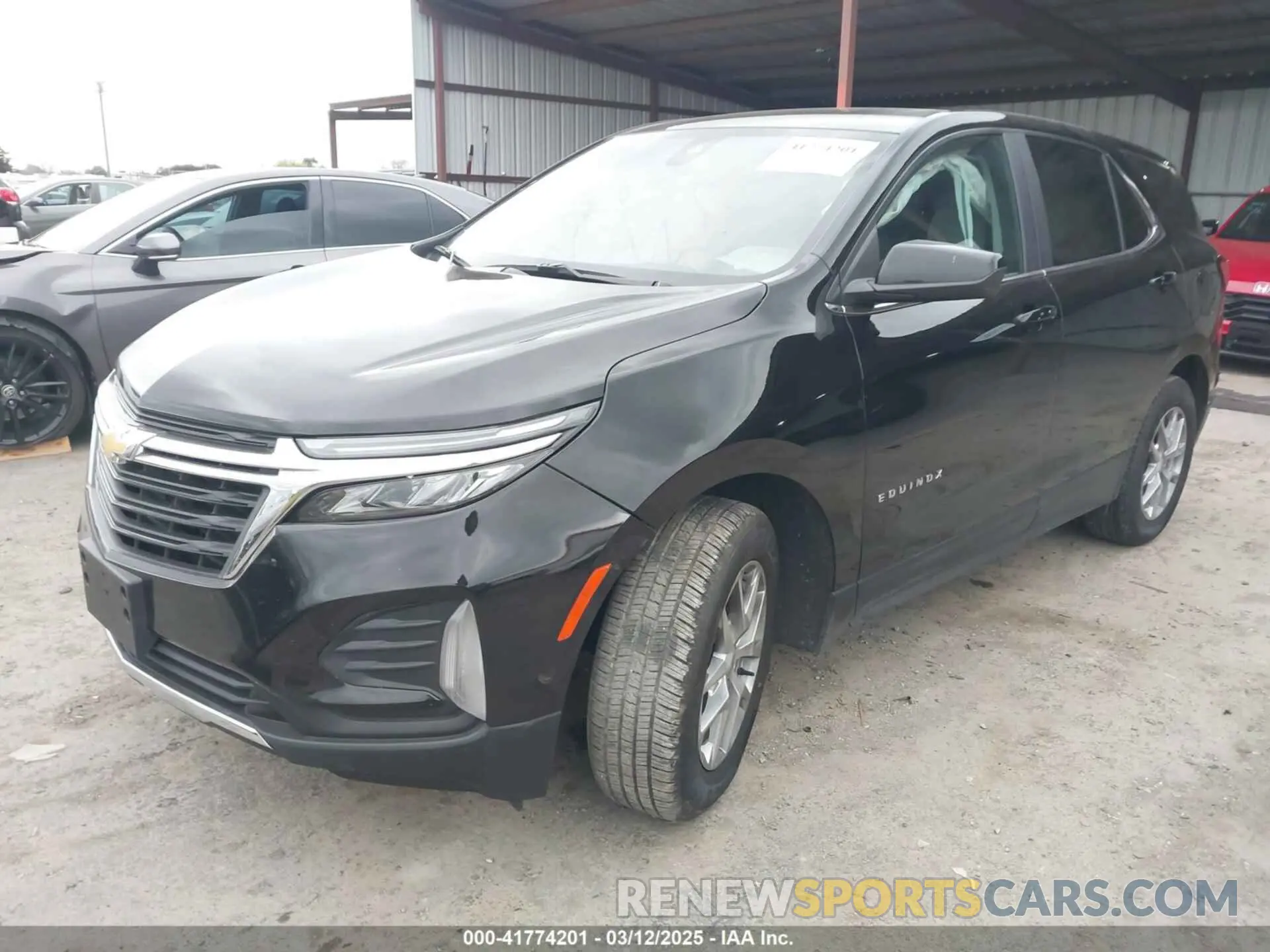 2 Photograph of a damaged car 3GNAXUEV0NL206528 CHEVROLET EQUINOX 2022