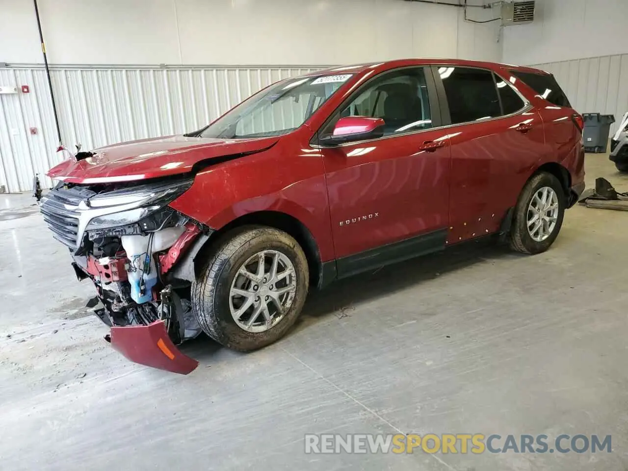 1 Photograph of a damaged car 3GNAXUEV0NL214757 CHEVROLET EQUINOX 2022