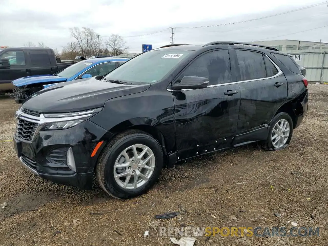 1 Photograph of a damaged car 3GNAXUEV0NL279298 CHEVROLET EQUINOX 2022