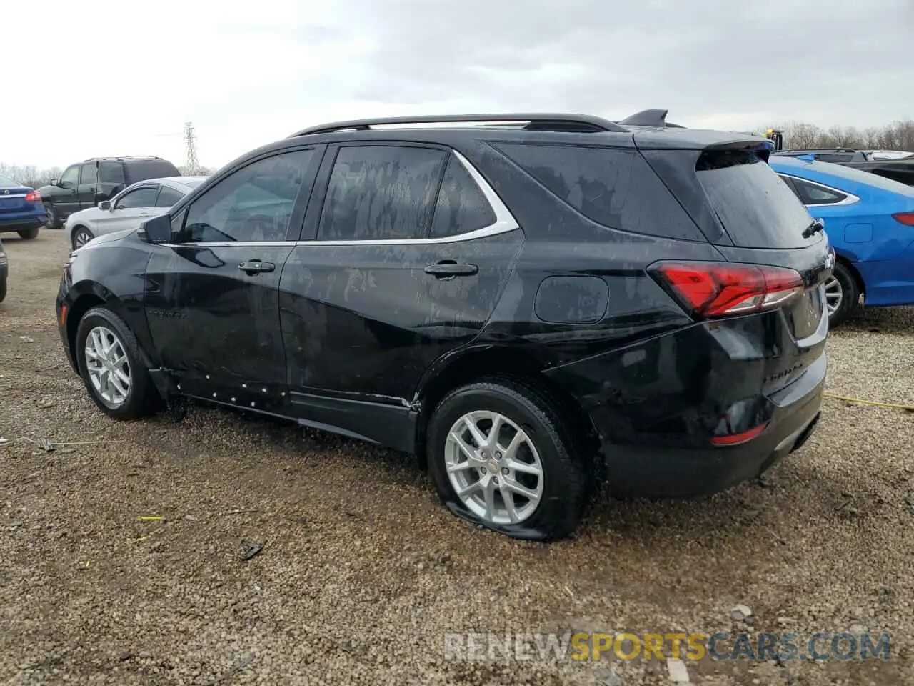 2 Photograph of a damaged car 3GNAXUEV0NL279298 CHEVROLET EQUINOX 2022