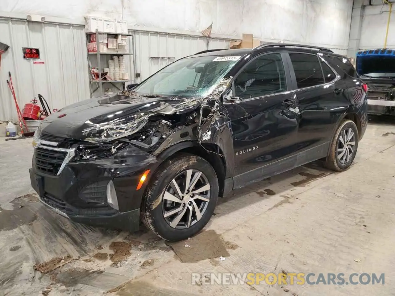 1 Photograph of a damaged car 3GNAXUEV0NL294495 CHEVROLET EQUINOX 2022