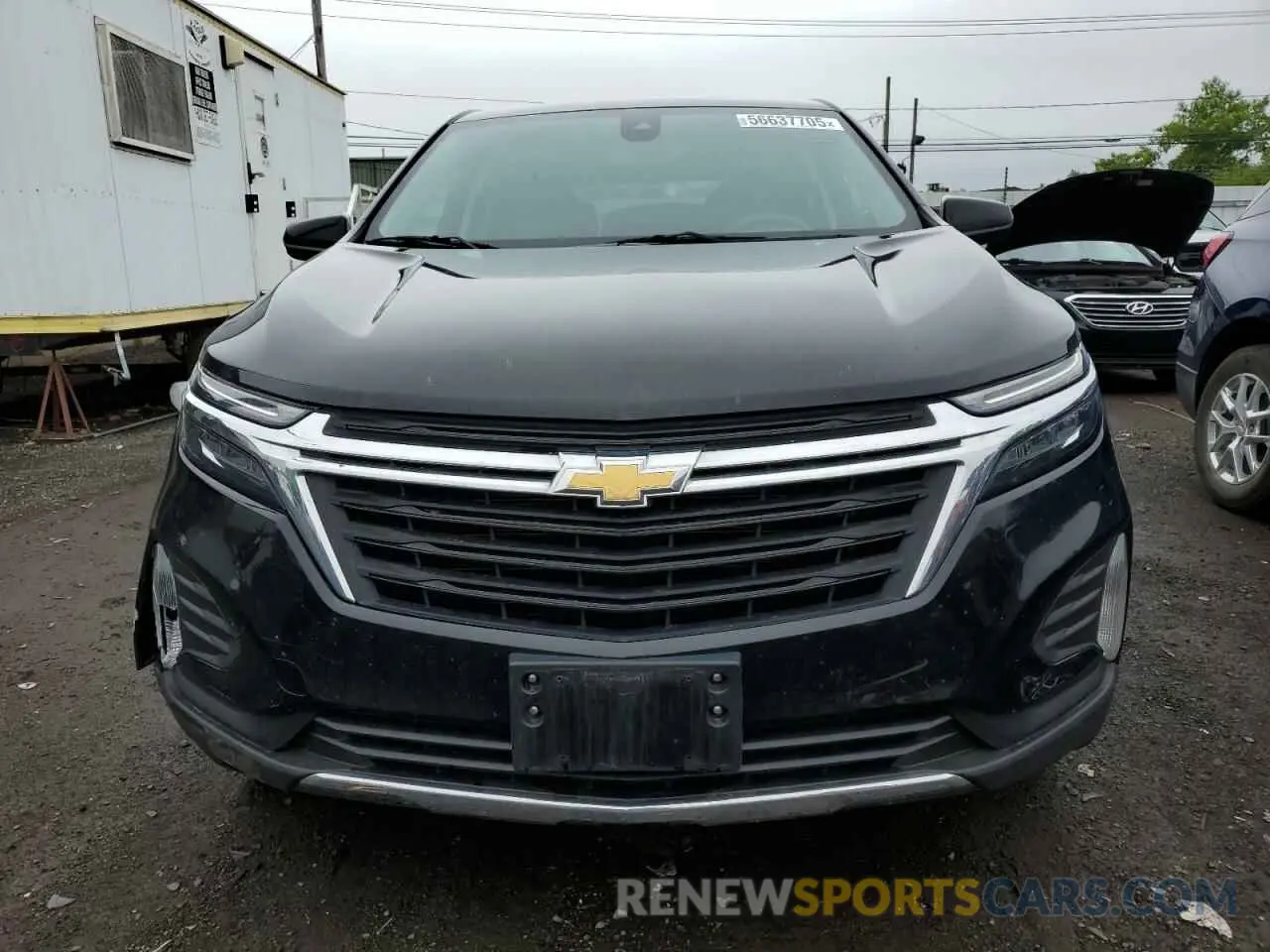 5 Photograph of a damaged car 3GNAXUEV1NL136019 CHEVROLET EQUINOX 2022