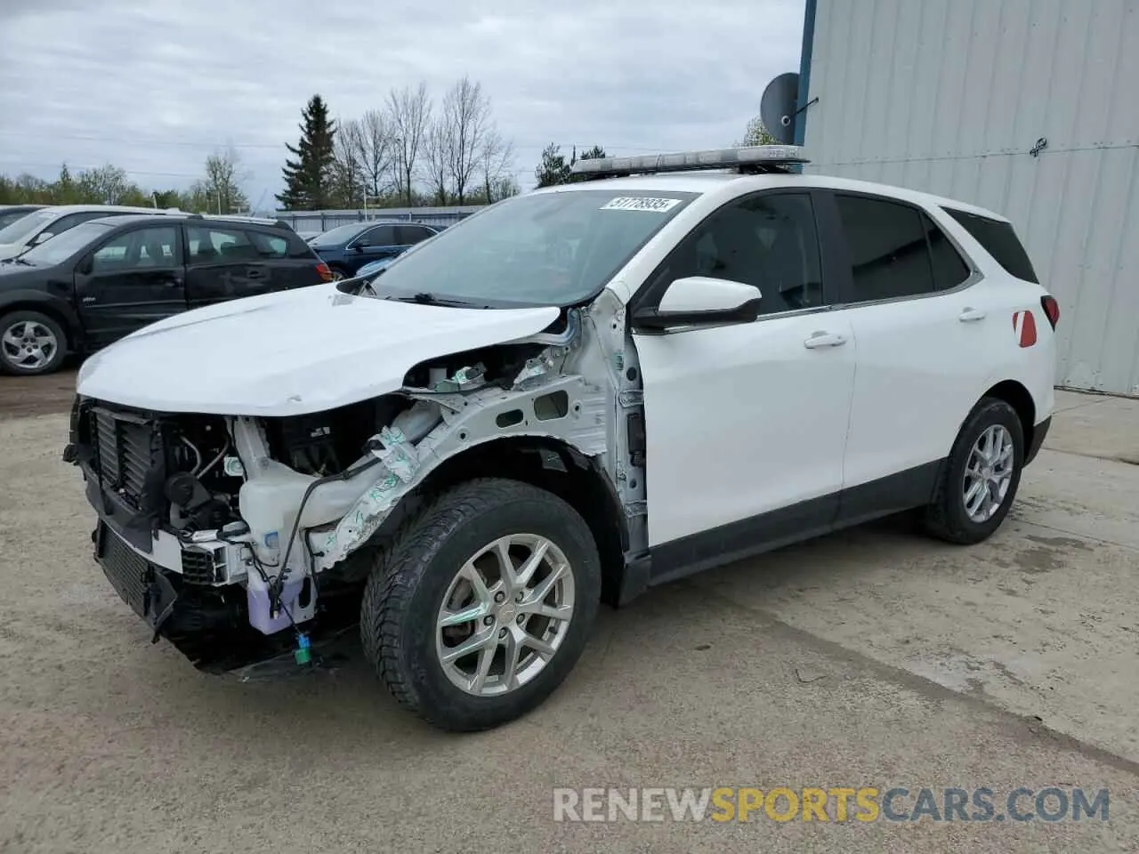 1 Photograph of a damaged car 3GNAXUEV1NL261313 CHEVROLET EQUINOX 2022