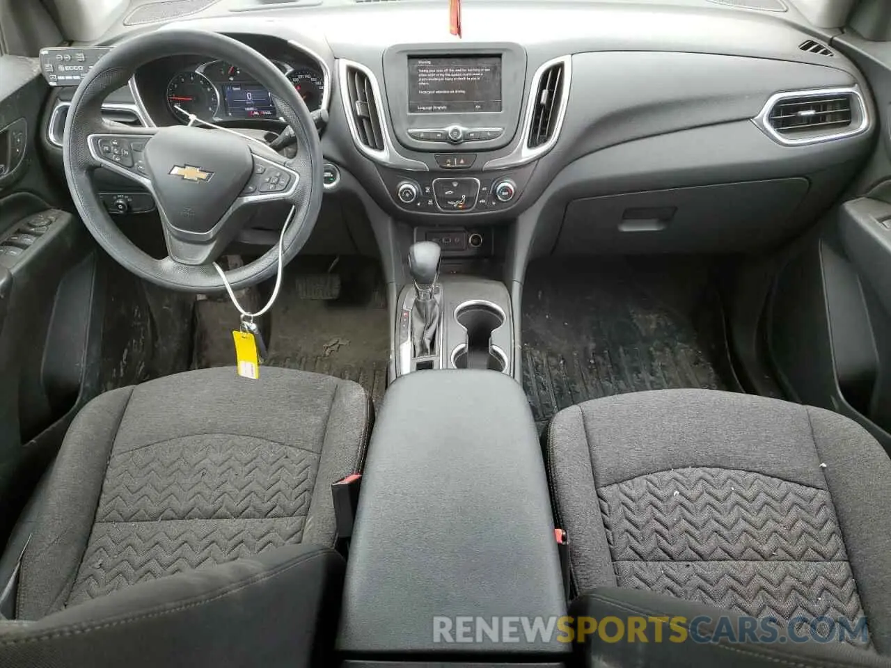 8 Photograph of a damaged car 3GNAXUEV1NL261313 CHEVROLET EQUINOX 2022