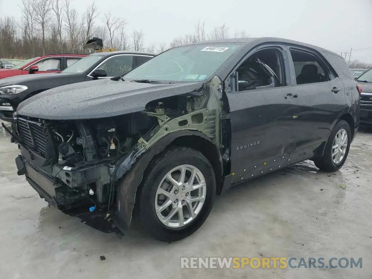 1 Photograph of a damaged car 3GNAXUEV1NS162500 CHEVROLET EQUINOX 2022