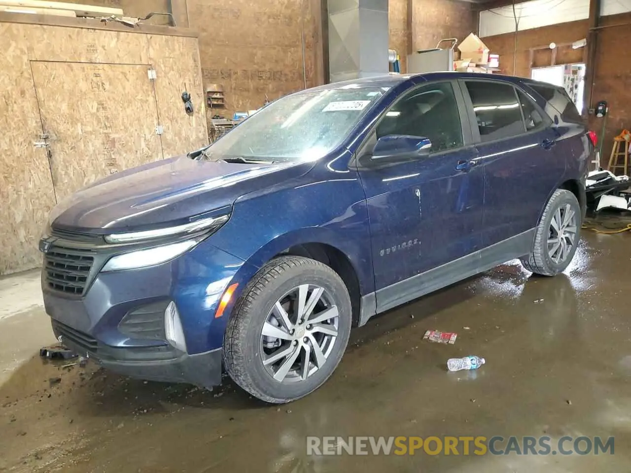 1 Photograph of a damaged car 3GNAXUEV2NL216056 CHEVROLET EQUINOX 2022