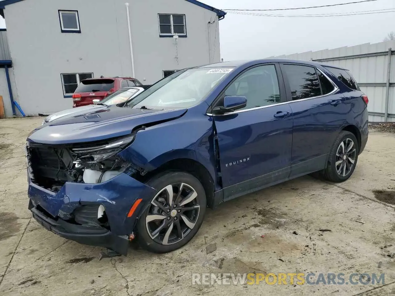 1 Photograph of a damaged car 3GNAXUEV2NL216753 CHEVROLET EQUINOX 2022