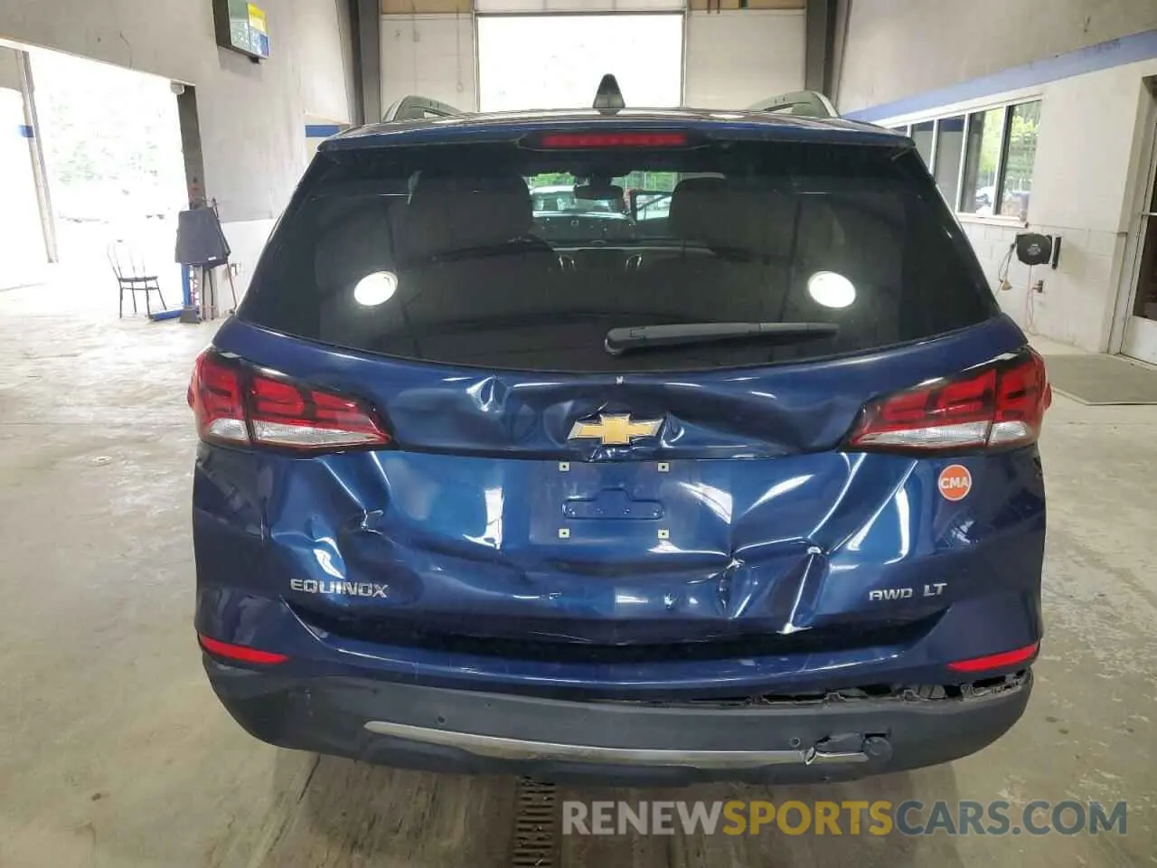 6 Photograph of a damaged car 3GNAXUEV2NL222360 CHEVROLET EQUINOX 2022