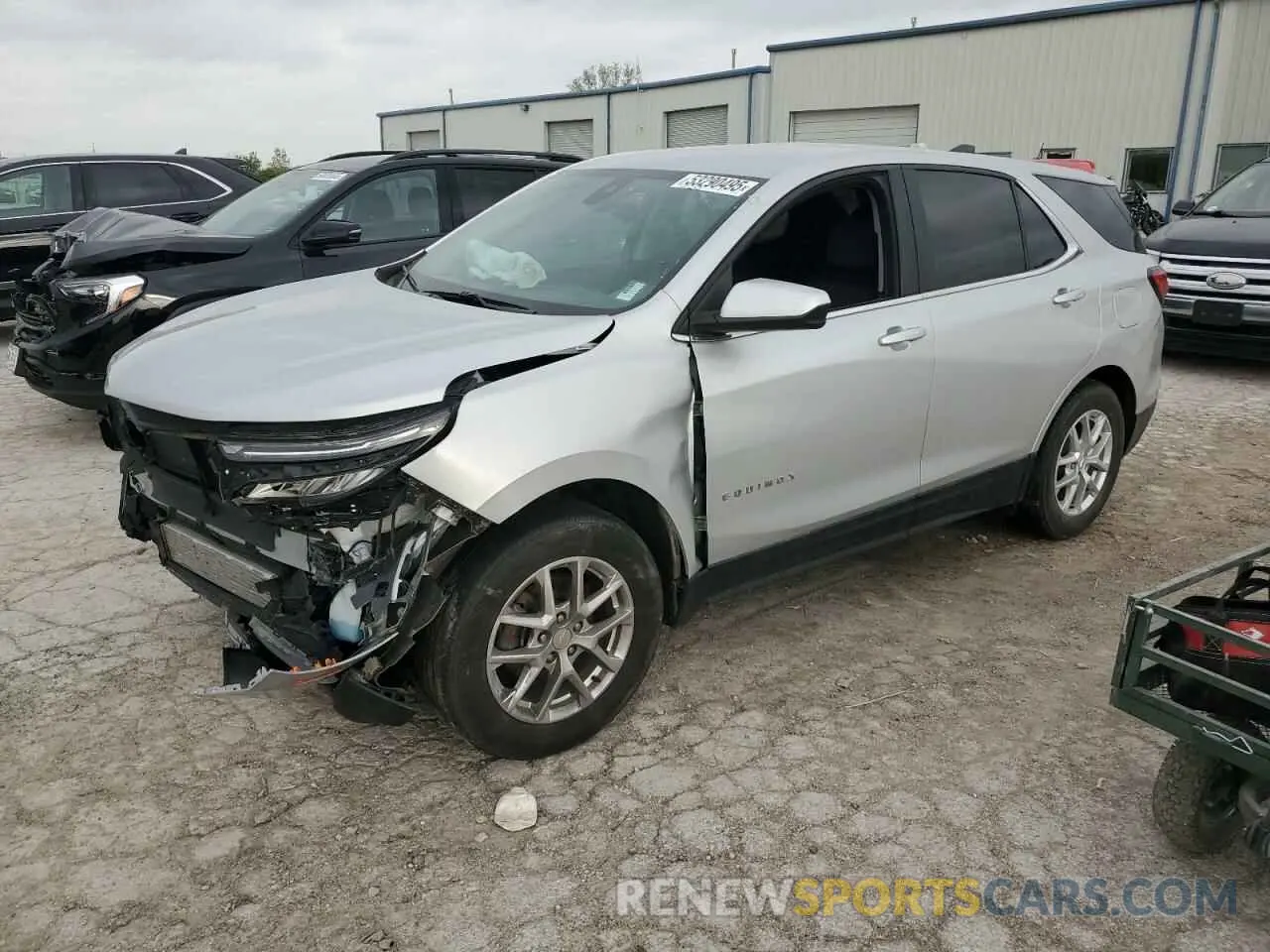 1 Photograph of a damaged car 3GNAXUEV3NL105158 CHEVROLET EQUINOX 2022