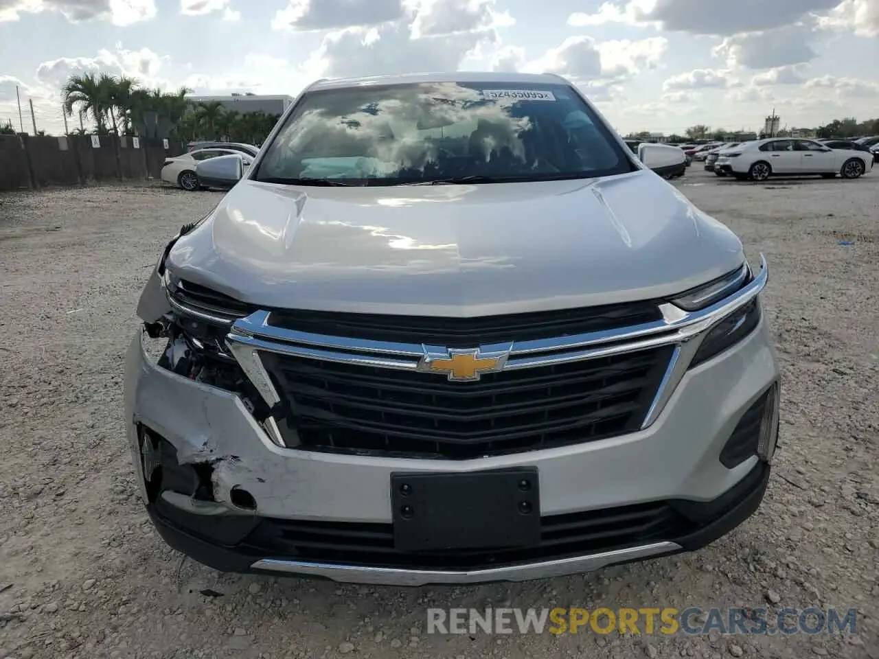 5 Photograph of a damaged car 3GNAXUEV3NL199834 CHEVROLET EQUINOX 2022