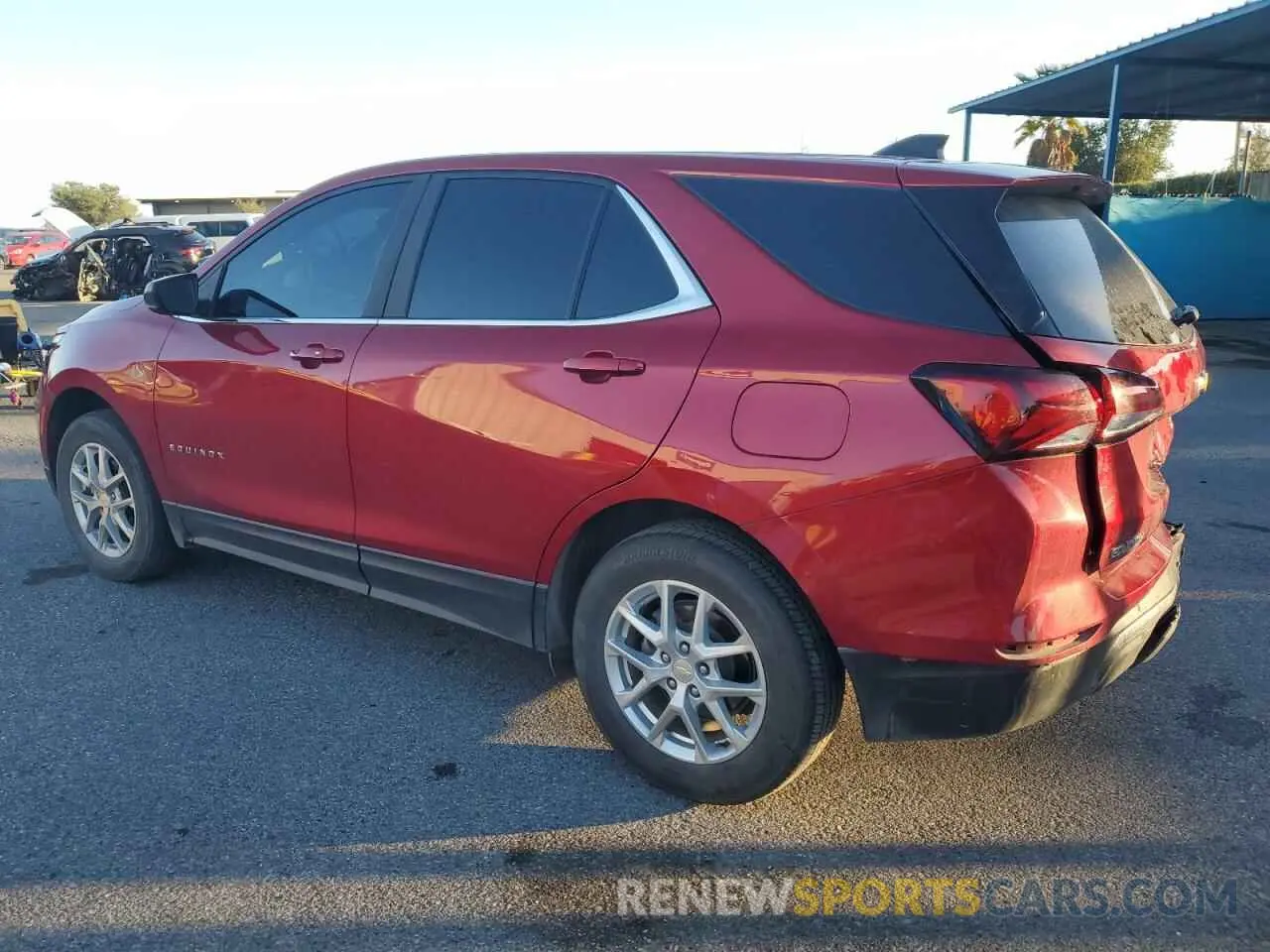 2 Photograph of a damaged car 3GNAXUEV3NL226093 CHEVROLET EQUINOX 2022