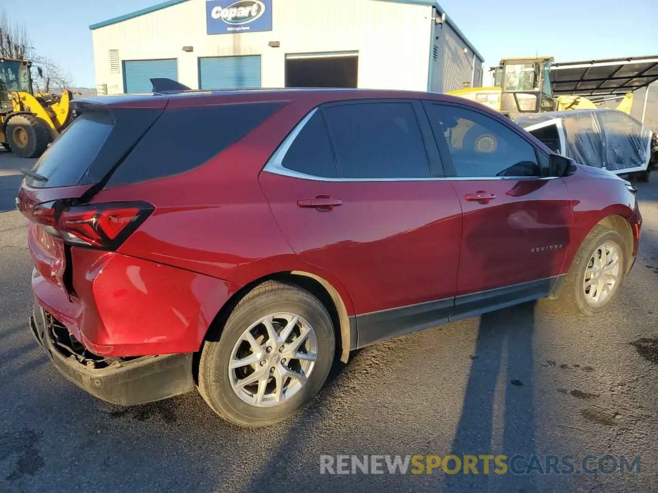 3 Photograph of a damaged car 3GNAXUEV3NL226093 CHEVROLET EQUINOX 2022
