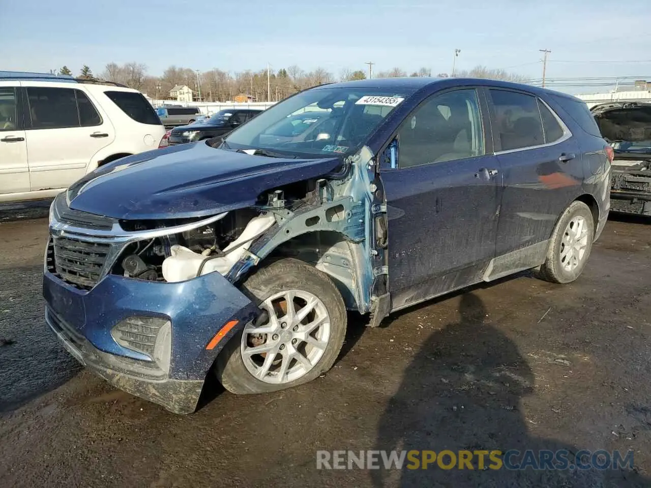 1 Photograph of a damaged car 3GNAXUEV3NL248904 CHEVROLET EQUINOX 2022