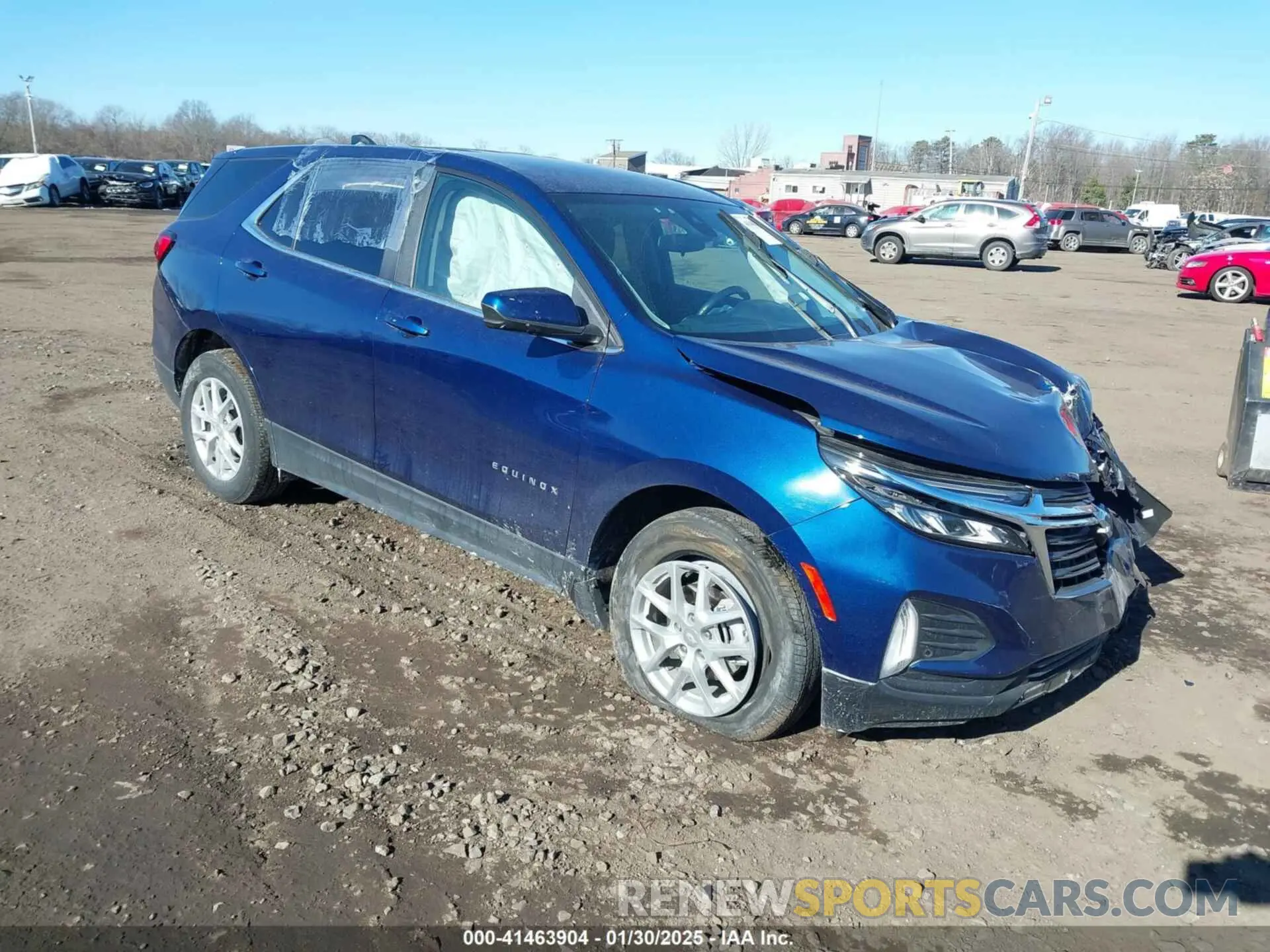 1 Photograph of a damaged car 3GNAXUEV3NL249289 CHEVROLET EQUINOX 2022