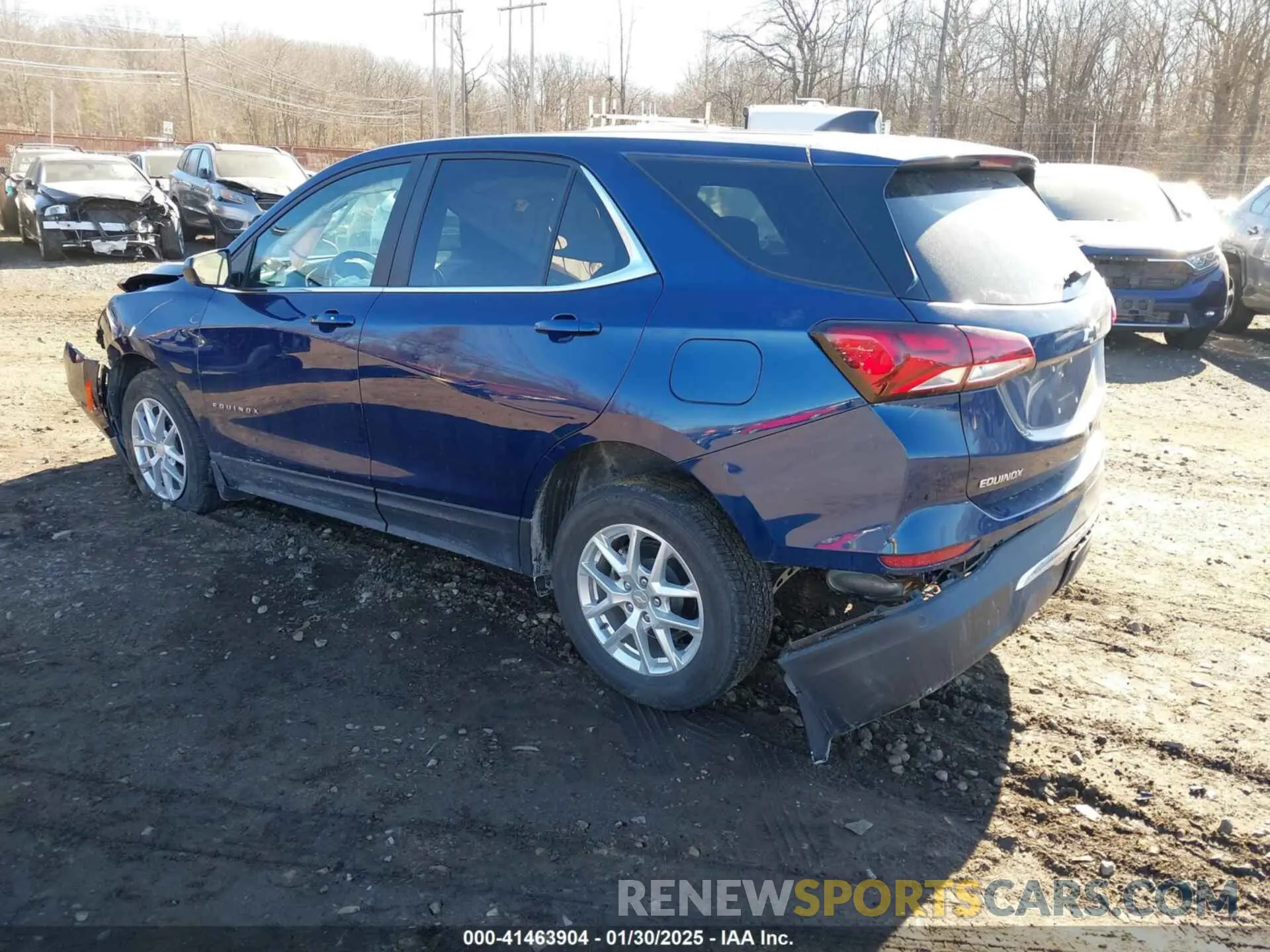 3 Photograph of a damaged car 3GNAXUEV3NL249289 CHEVROLET EQUINOX 2022