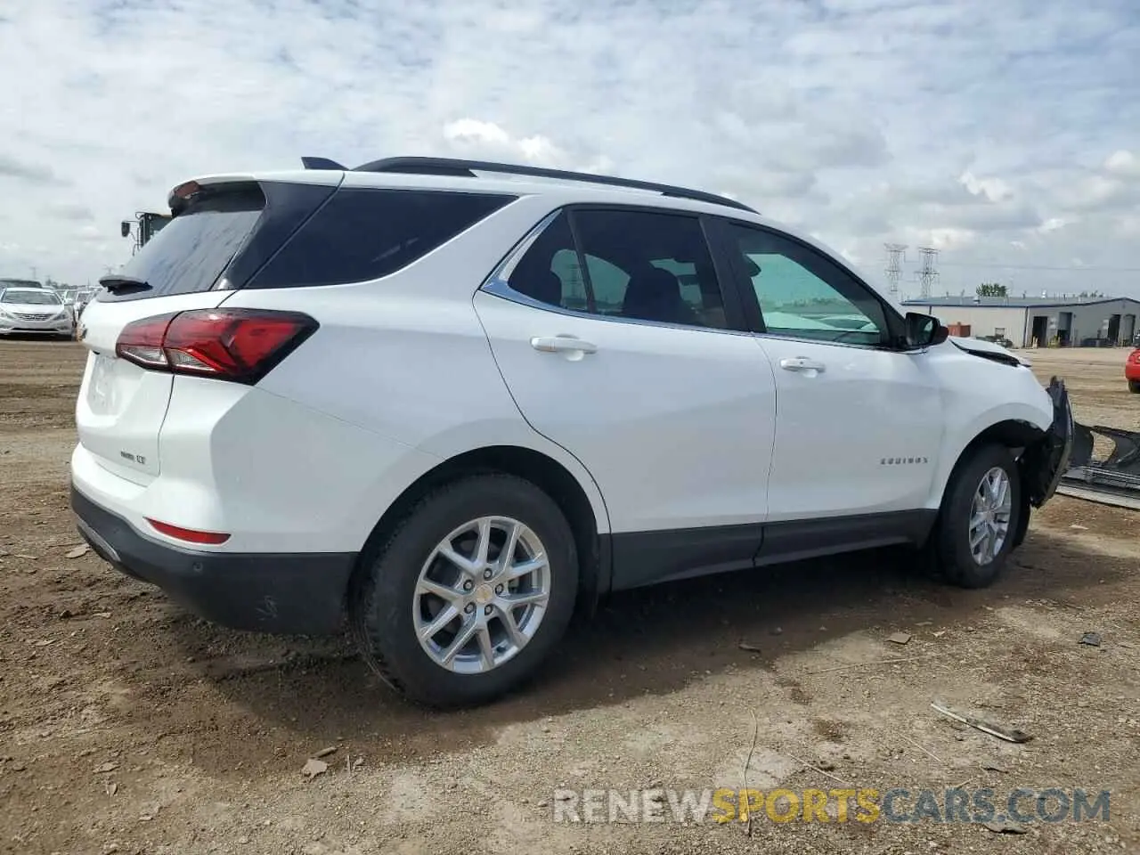 3 Photograph of a damaged car 3GNAXUEV3NL312827 CHEVROLET EQUINOX 2022
