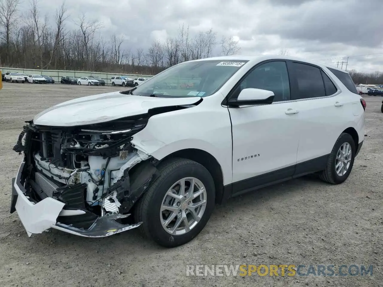 1 Photograph of a damaged car 3GNAXUEV3NS203273 CHEVROLET EQUINOX 2022