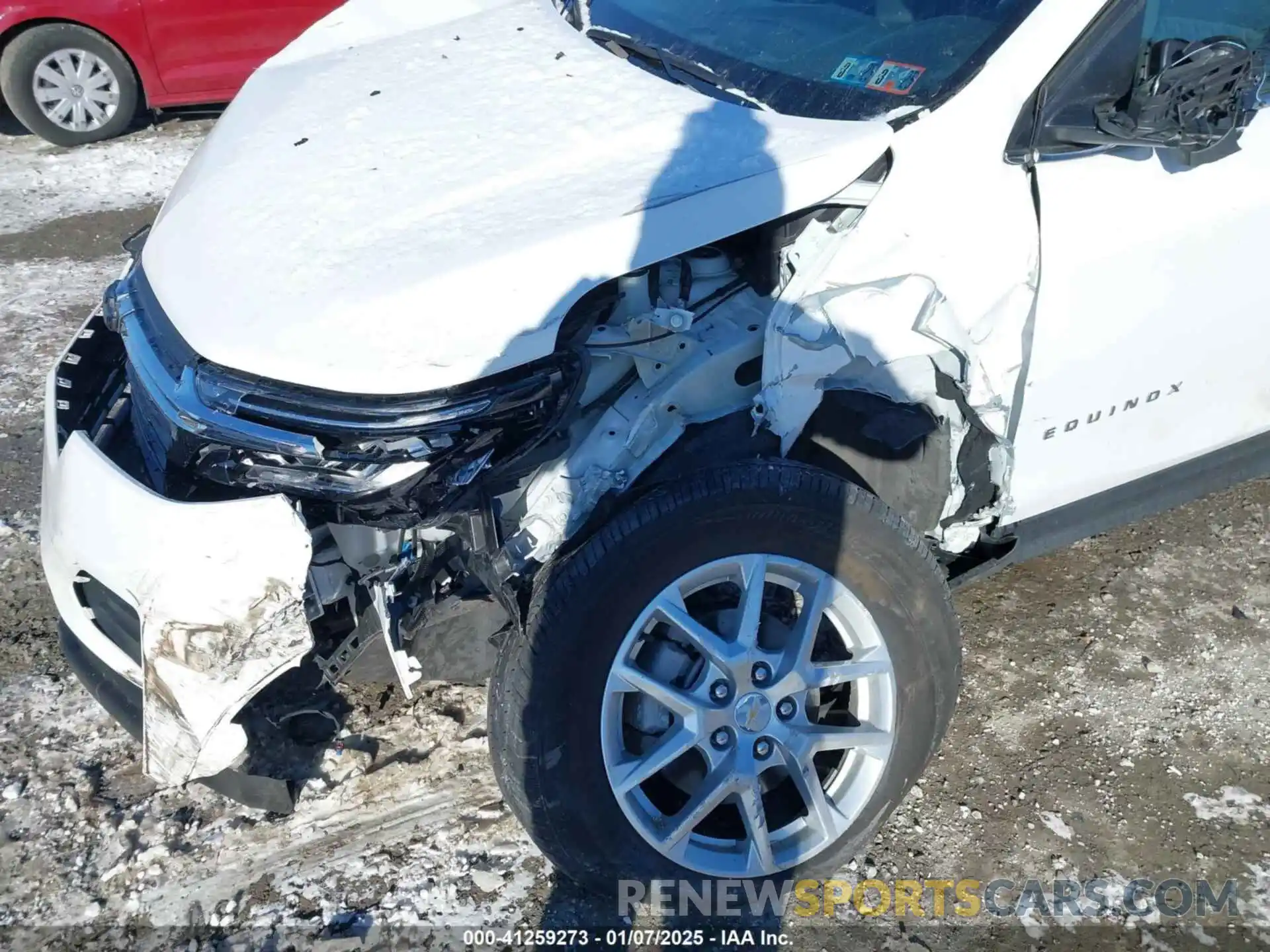 6 Photograph of a damaged car 3GNAXUEV4NL121370 CHEVROLET EQUINOX 2022