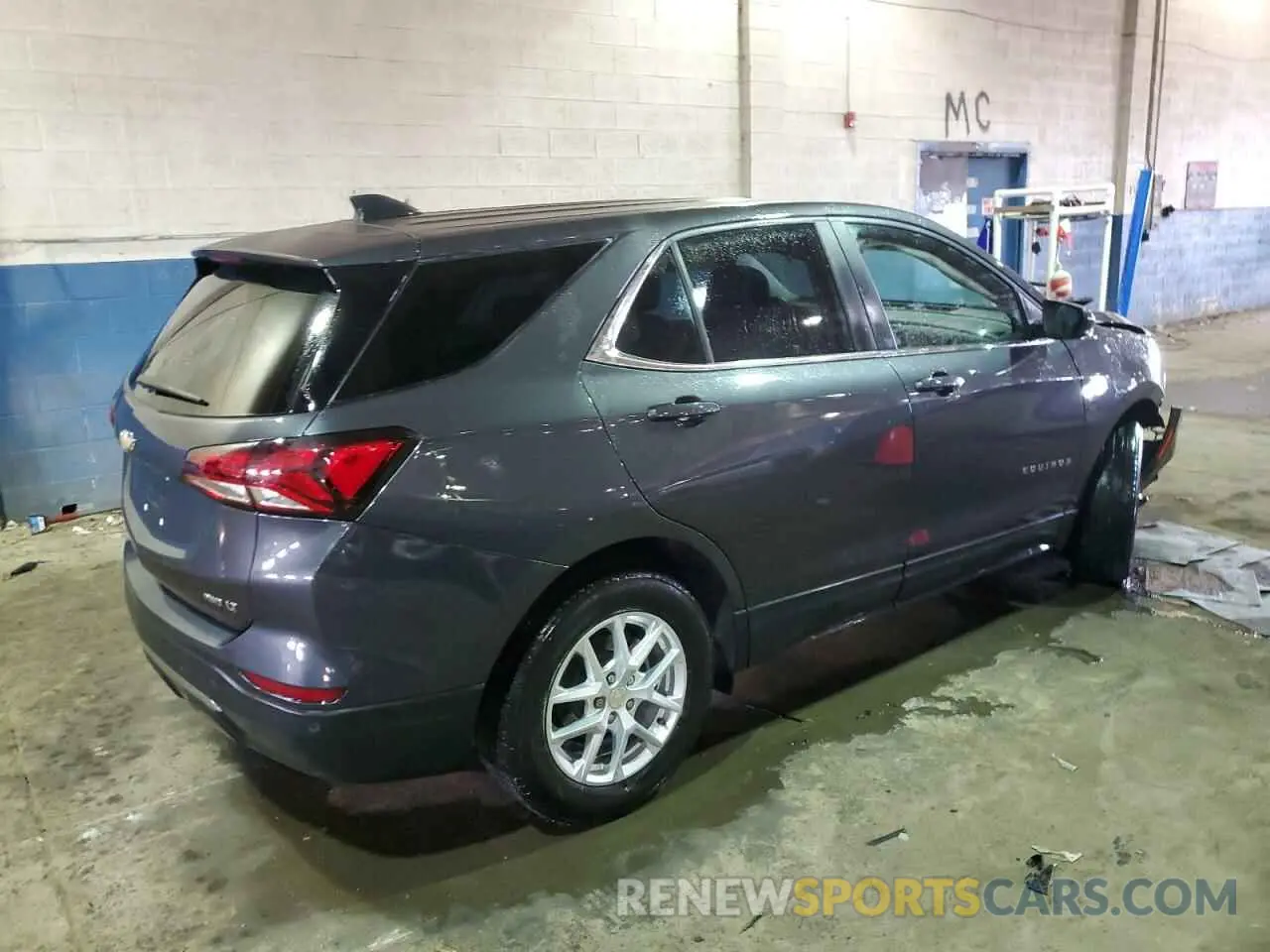 3 Photograph of a damaged car 3GNAXUEV4NS244589 CHEVROLET EQUINOX 2022