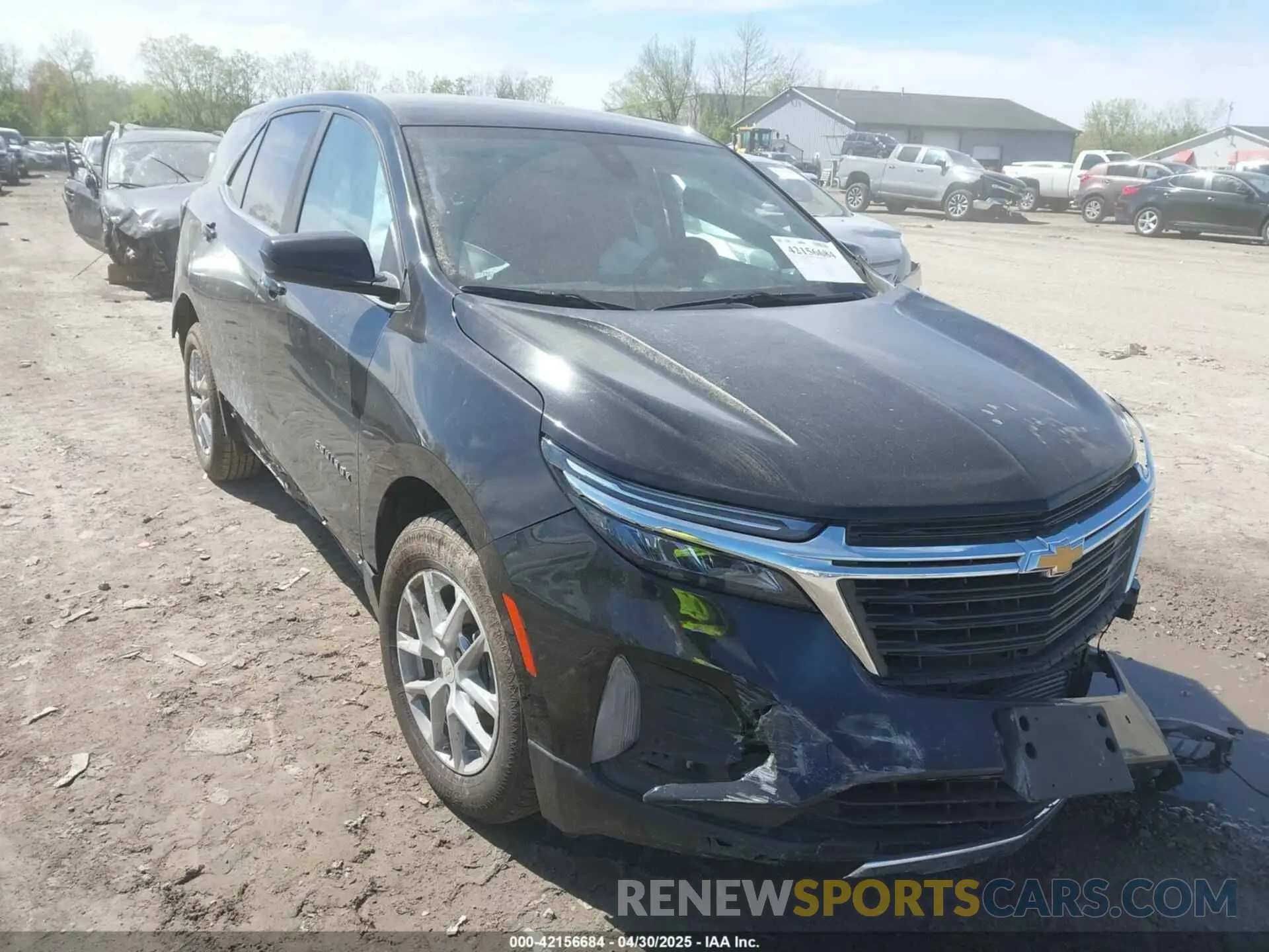 1 Photograph of a damaged car 3GNAXUEV5NL128103 CHEVROLET EQUINOX 2022