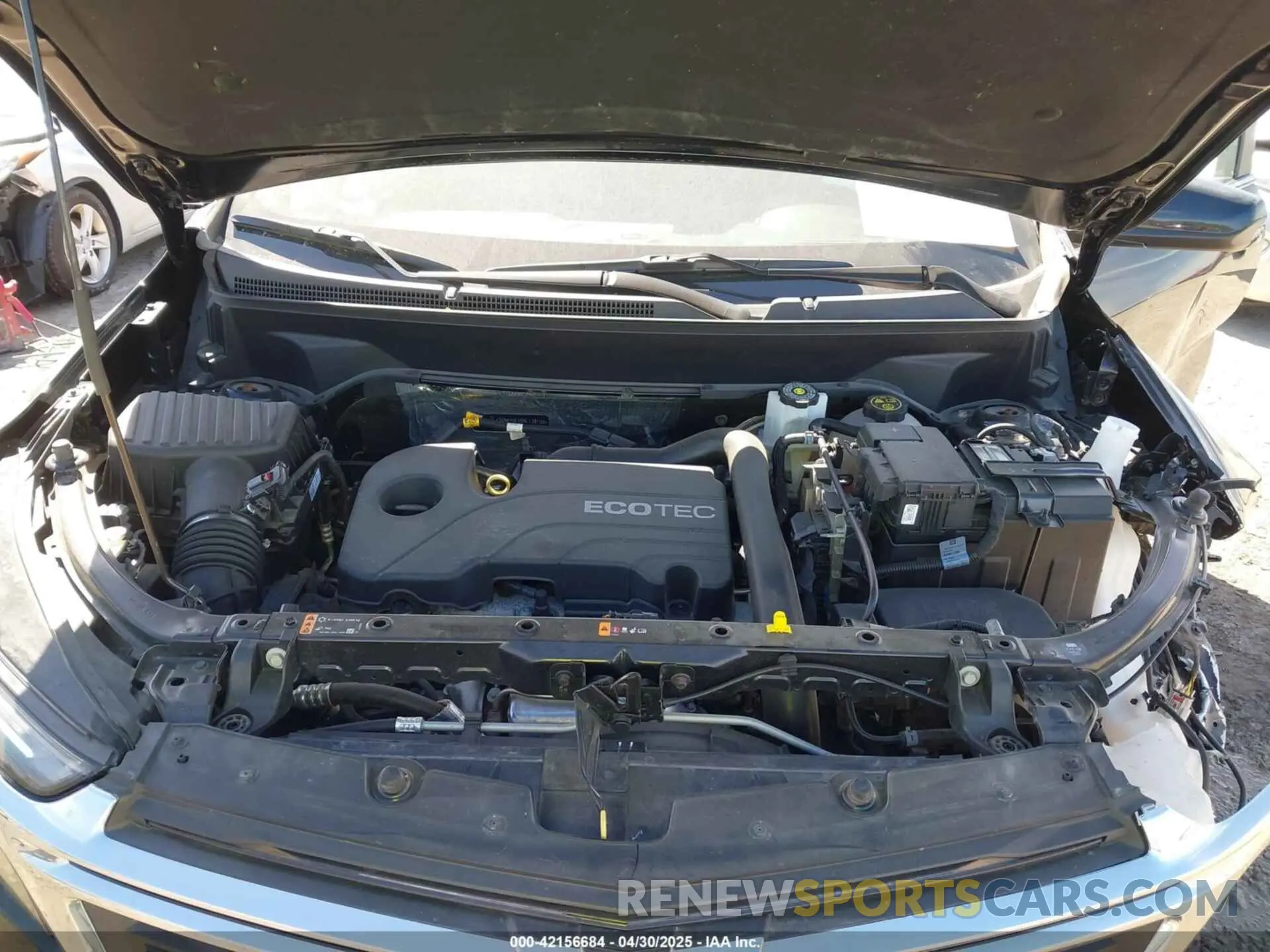 10 Photograph of a damaged car 3GNAXUEV5NL128103 CHEVROLET EQUINOX 2022