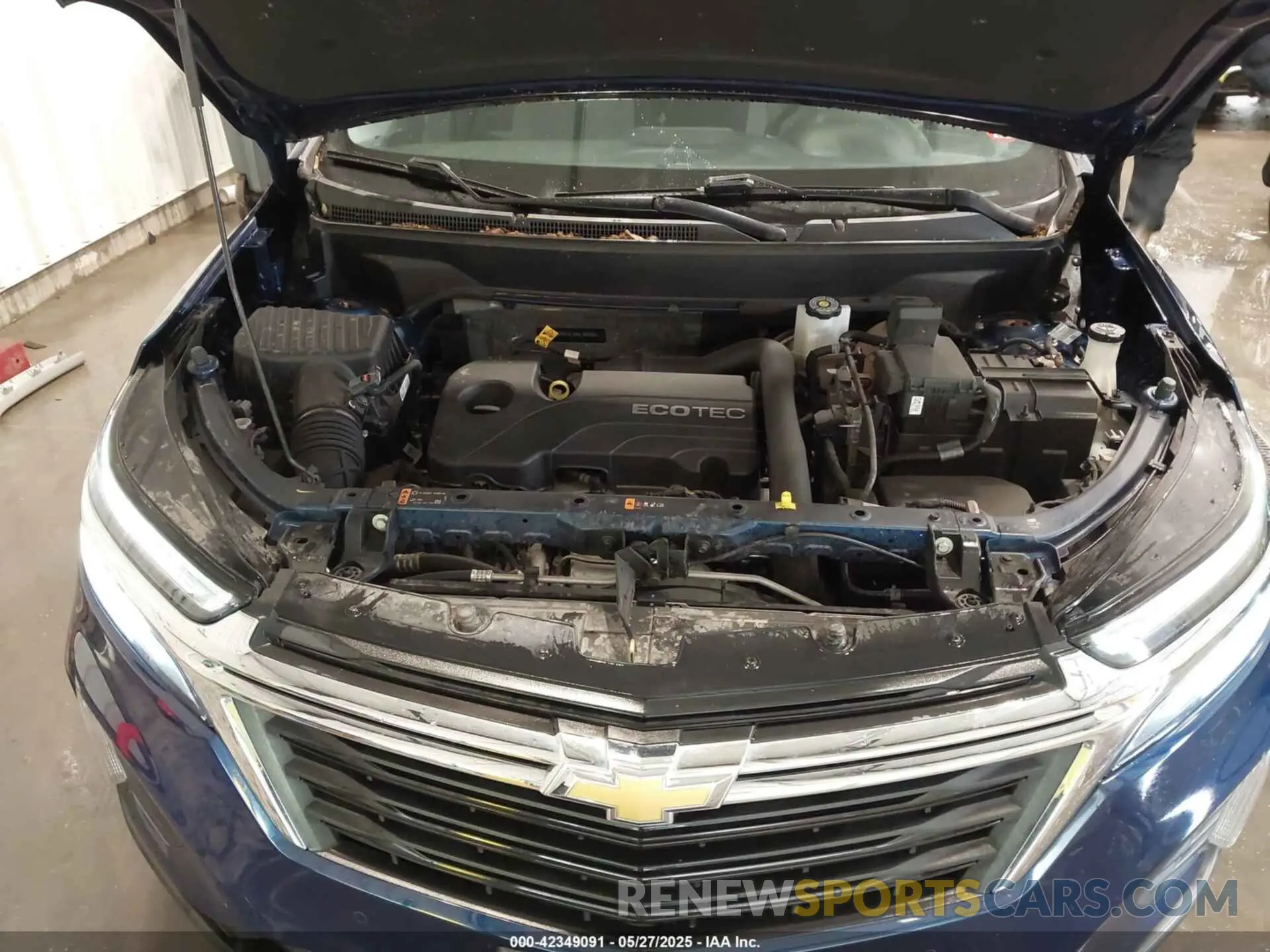 10 Photograph of a damaged car 3GNAXUEV5NL160985 CHEVROLET EQUINOX 2022