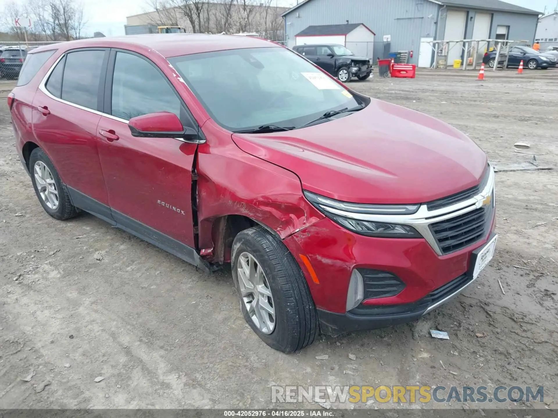 1 Photograph of a damaged car 3GNAXUEV5NL221803 CHEVROLET EQUINOX 2022